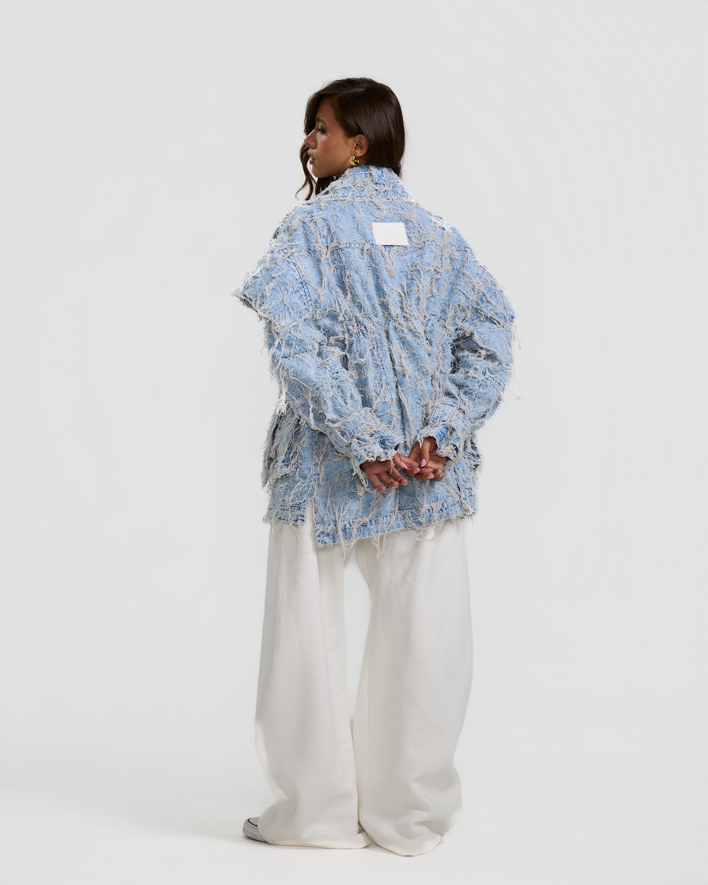 Bold Shoulders Mongolian Jacket