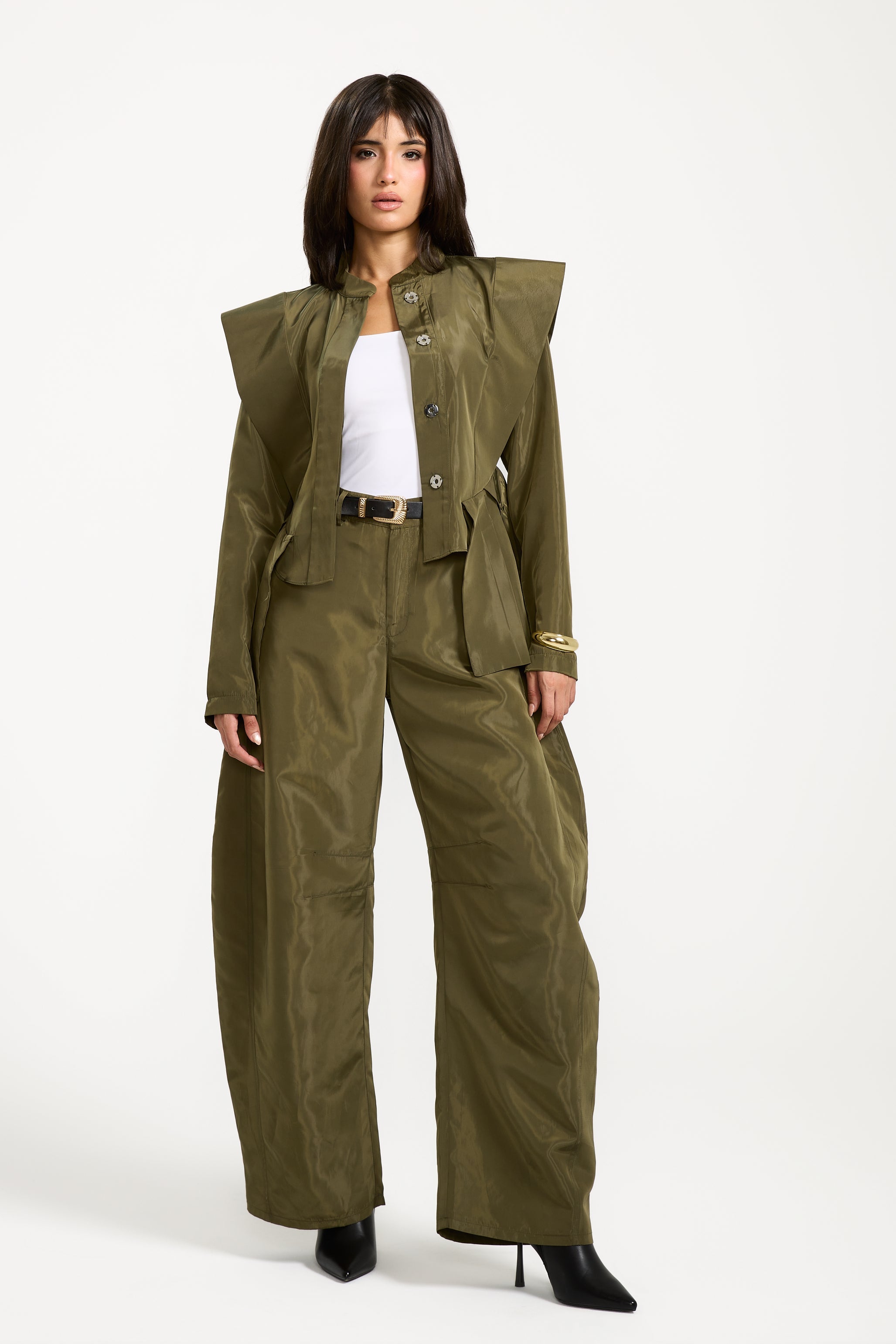 Waterproof Peplum Jacket