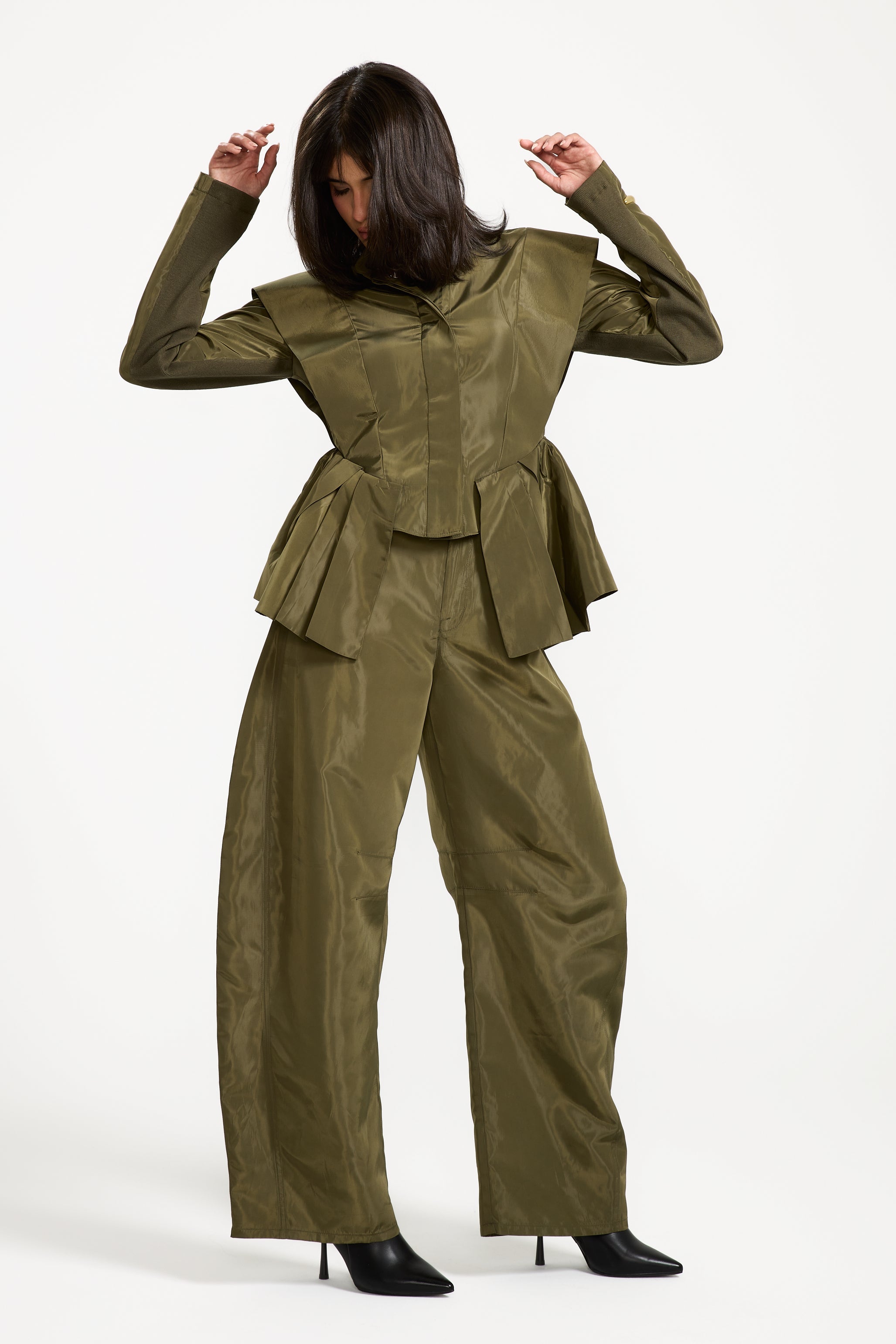 Waterproof Peplum Jacket