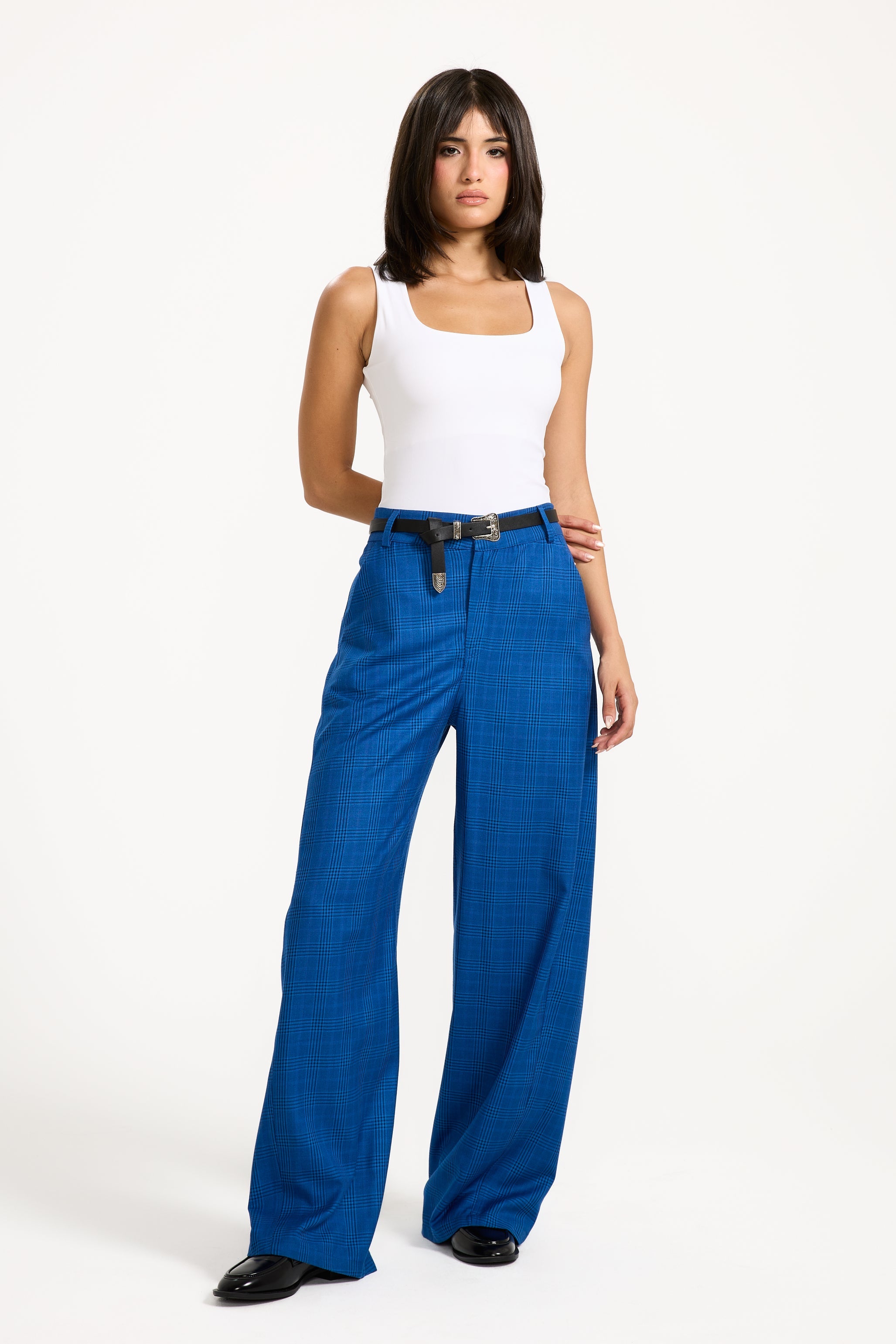 Barrel Suit Pants In Blue