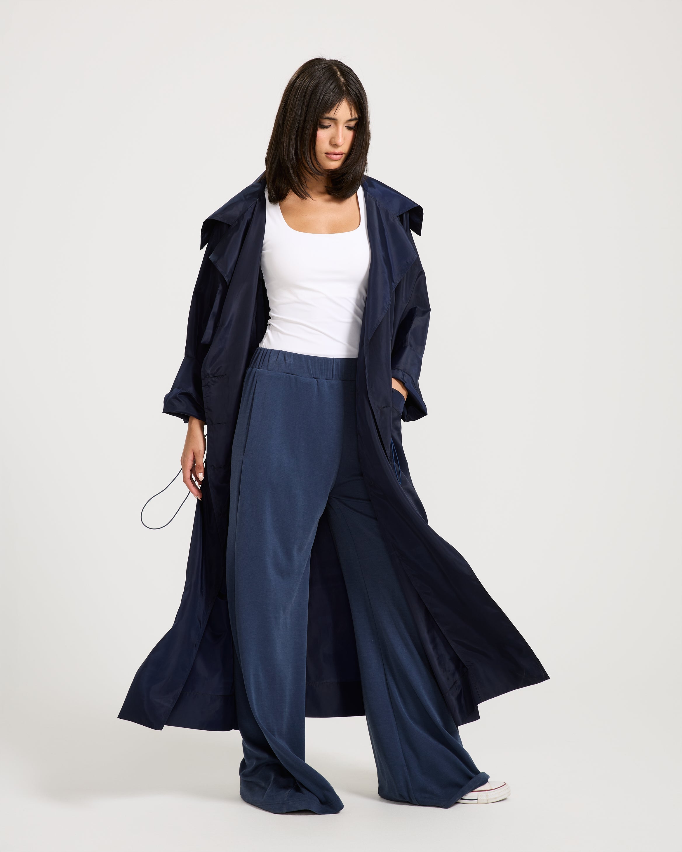 Waterproof Navy Trench Coat