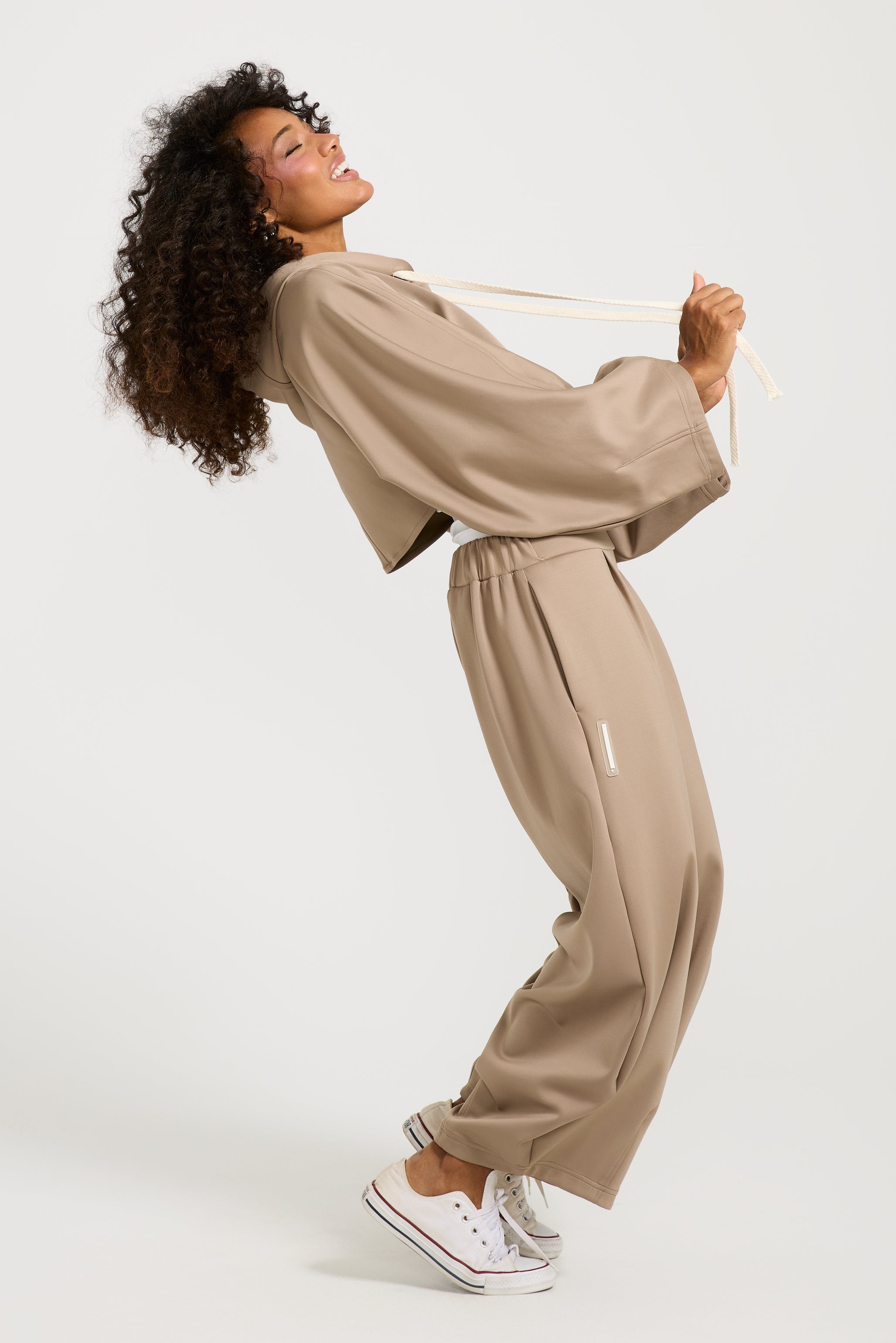 Cropped Pointed Sleeves Jacket