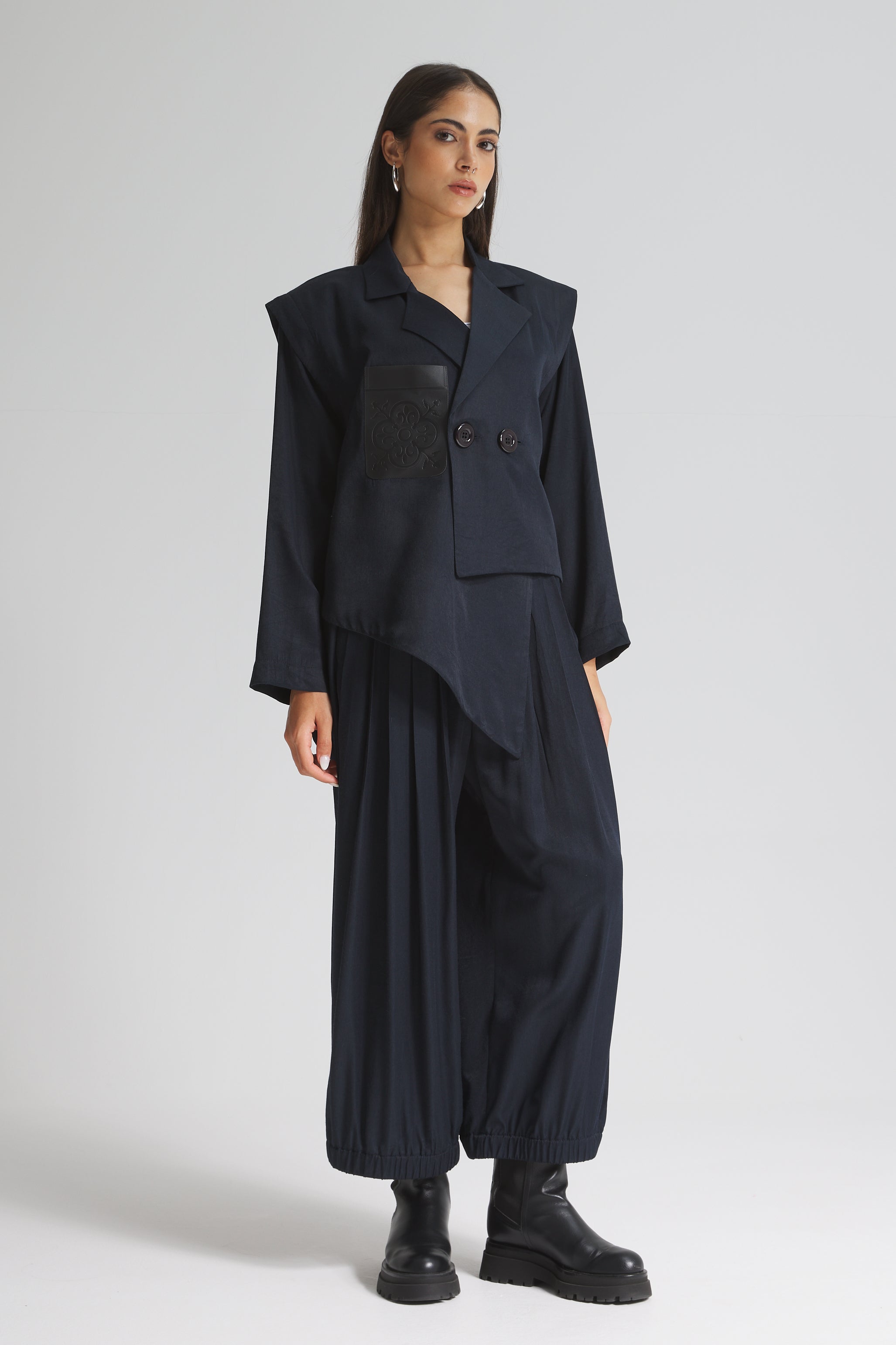 Soft Asymmetrical Blazer