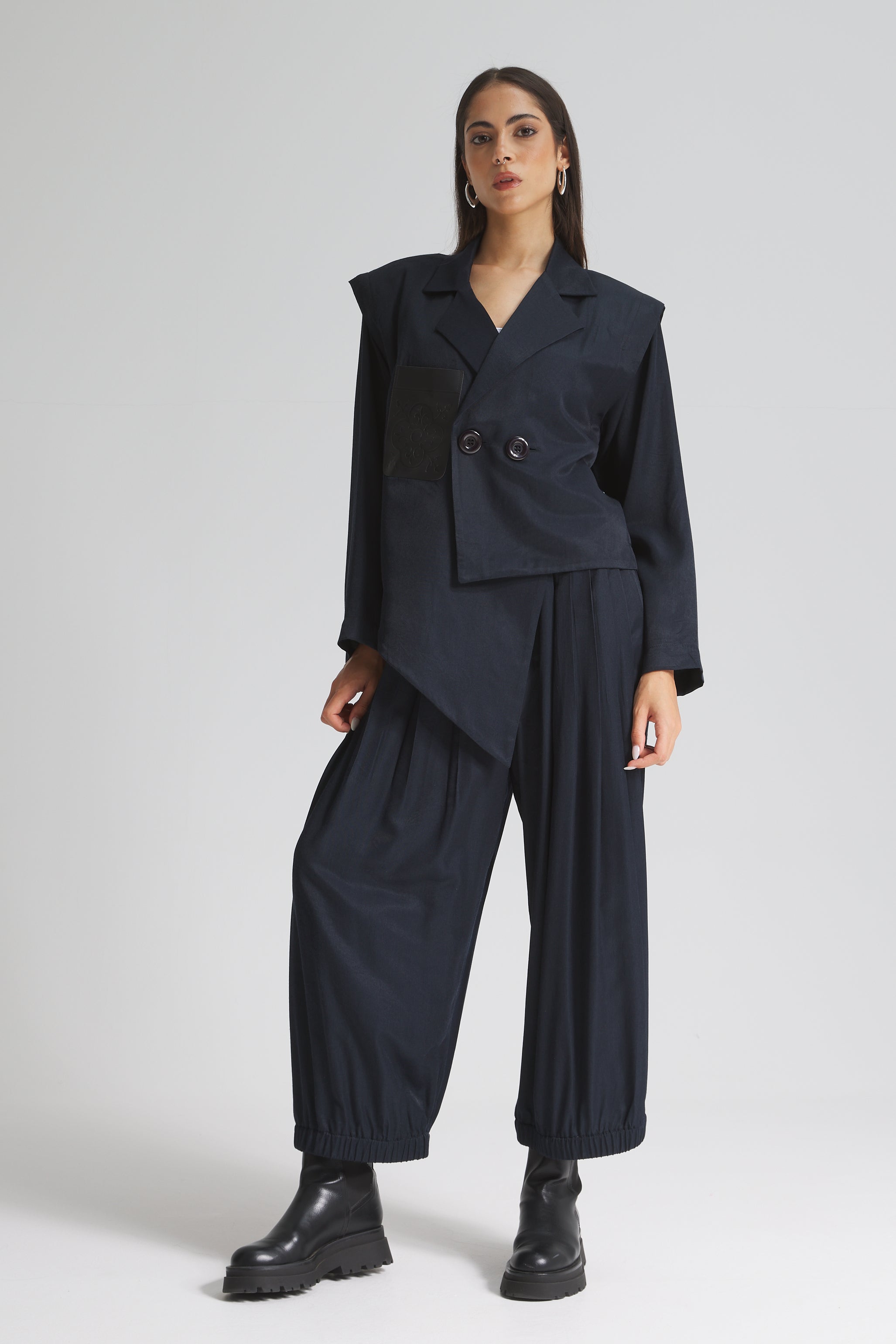 Soft Asymmetrical Blazer