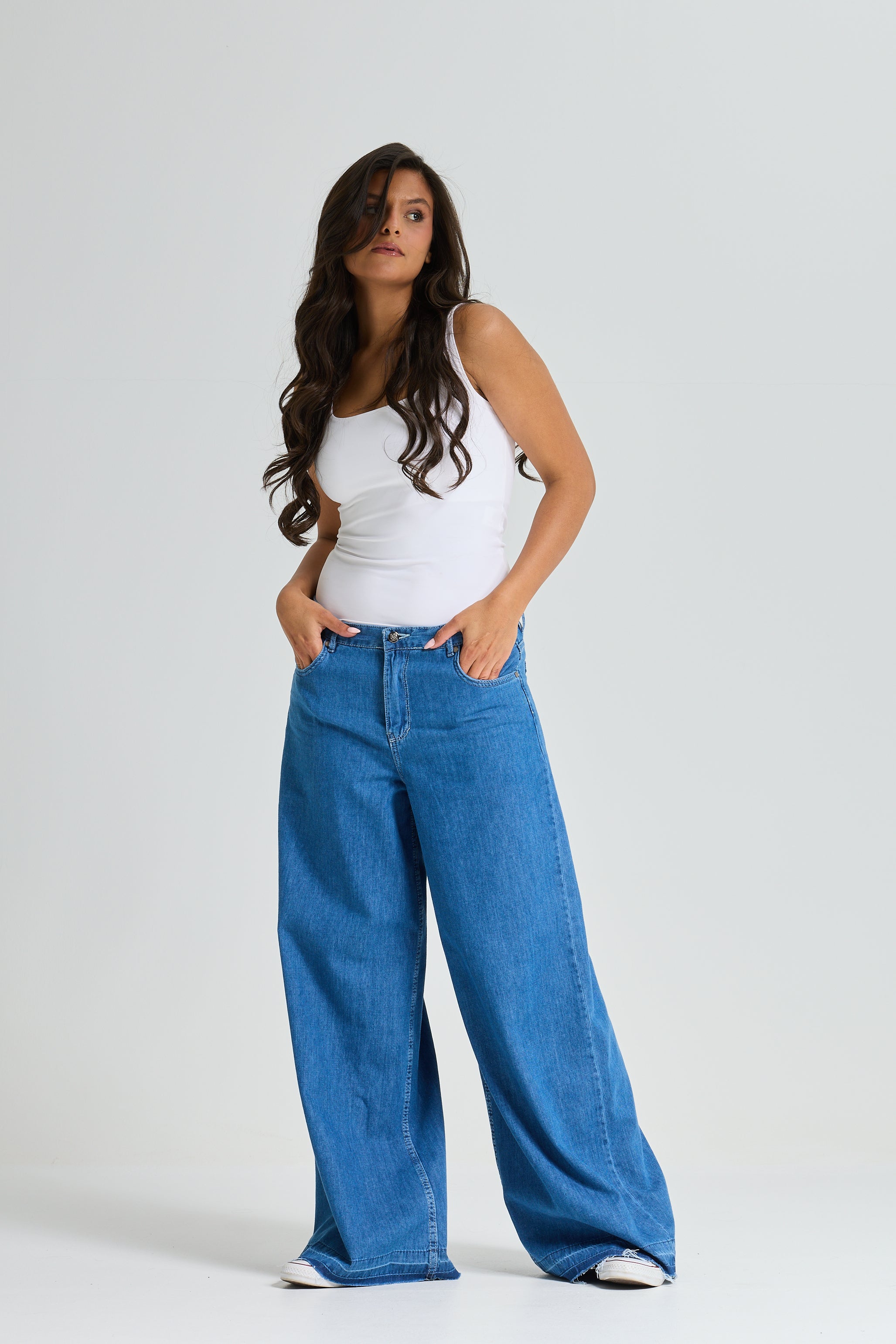 Soft Wide Leg Denim