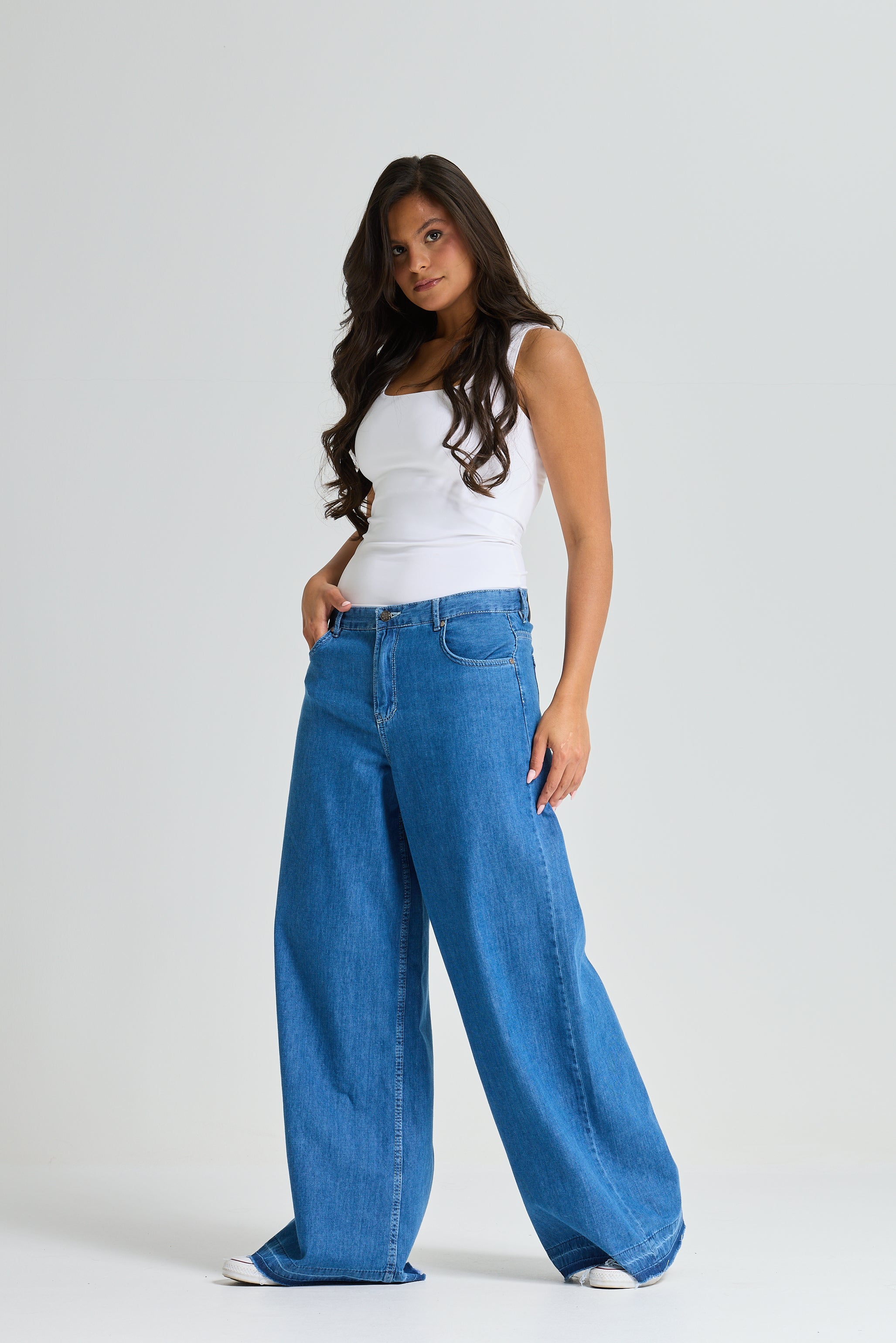 Soft Wide Leg Denim