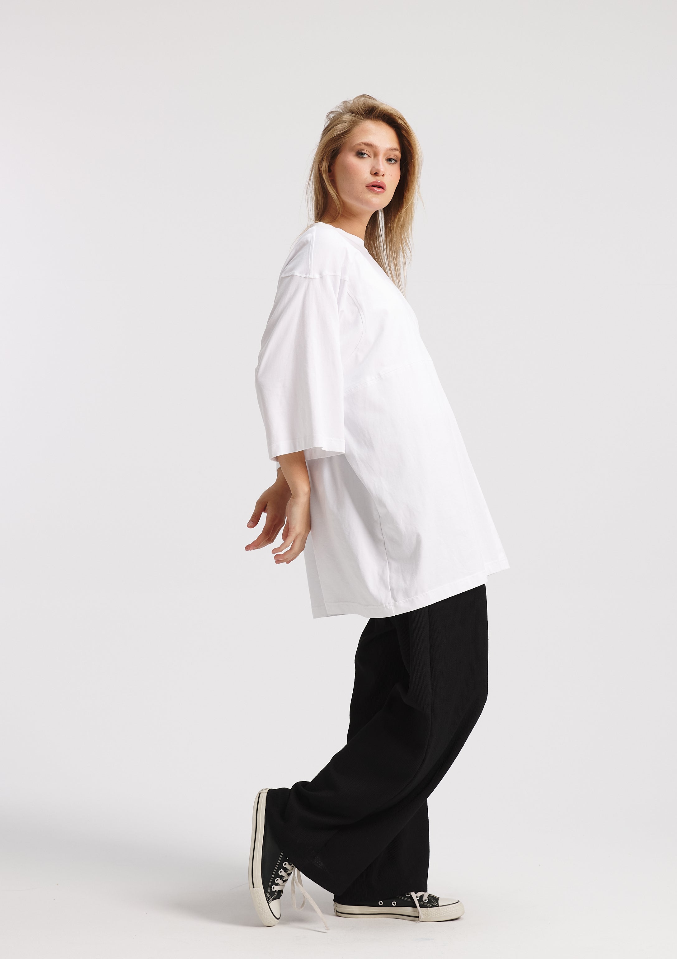 Dress T-Shirt In White