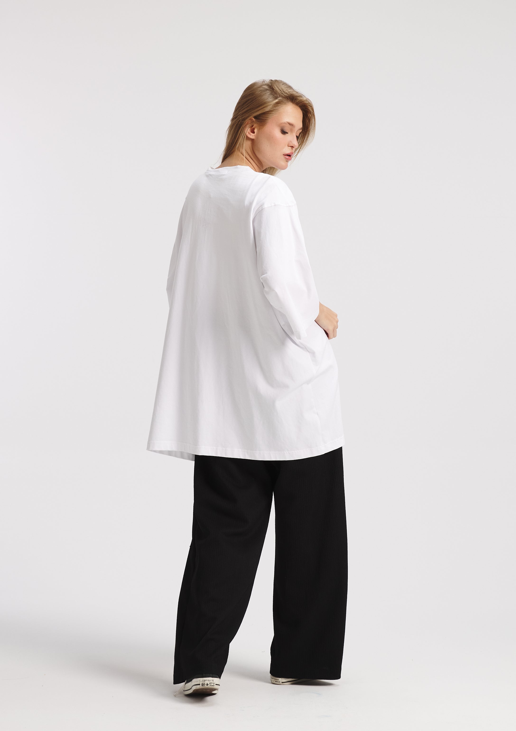 Dress T-Shirt In White