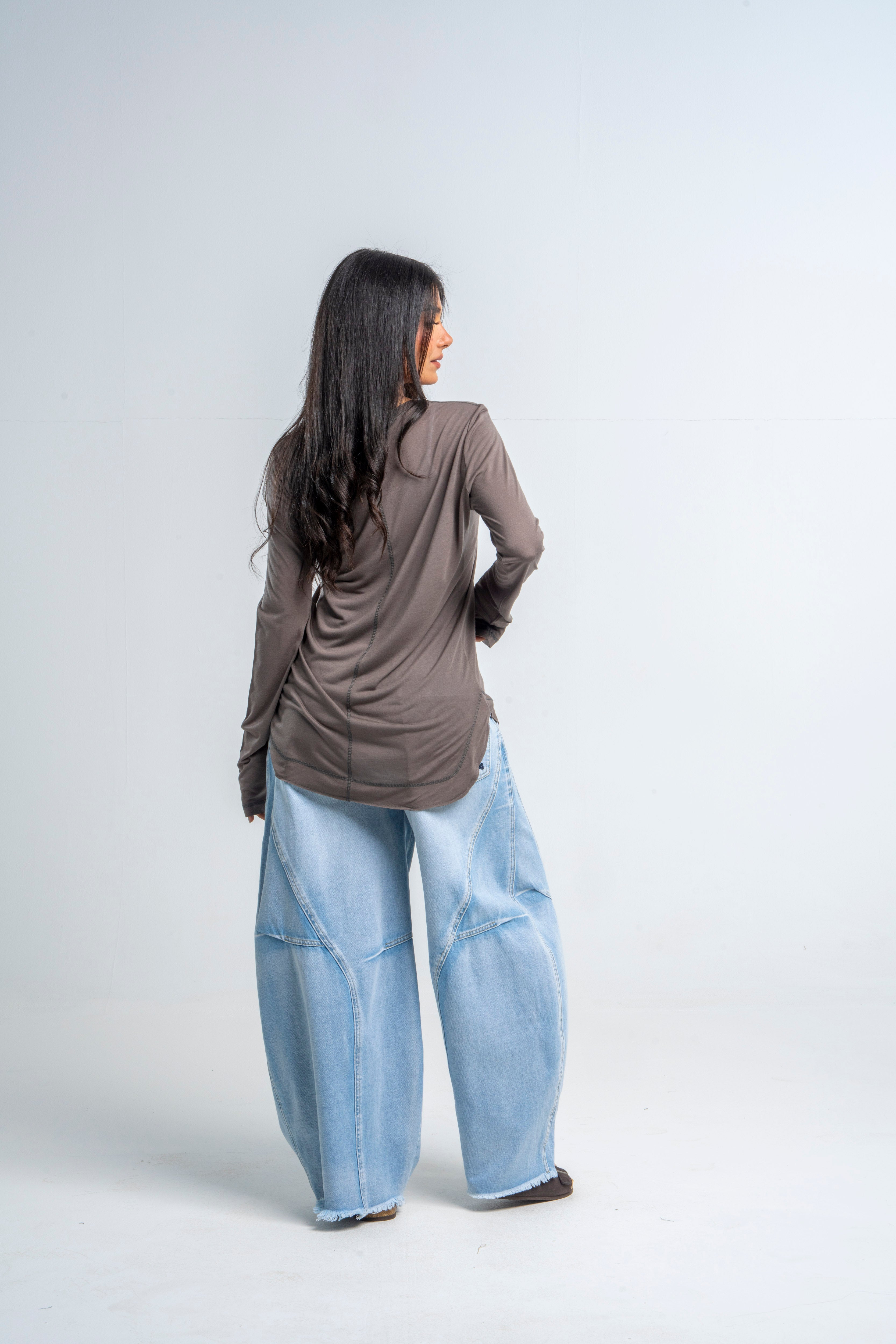Super Soft T shirt In Dark Grey