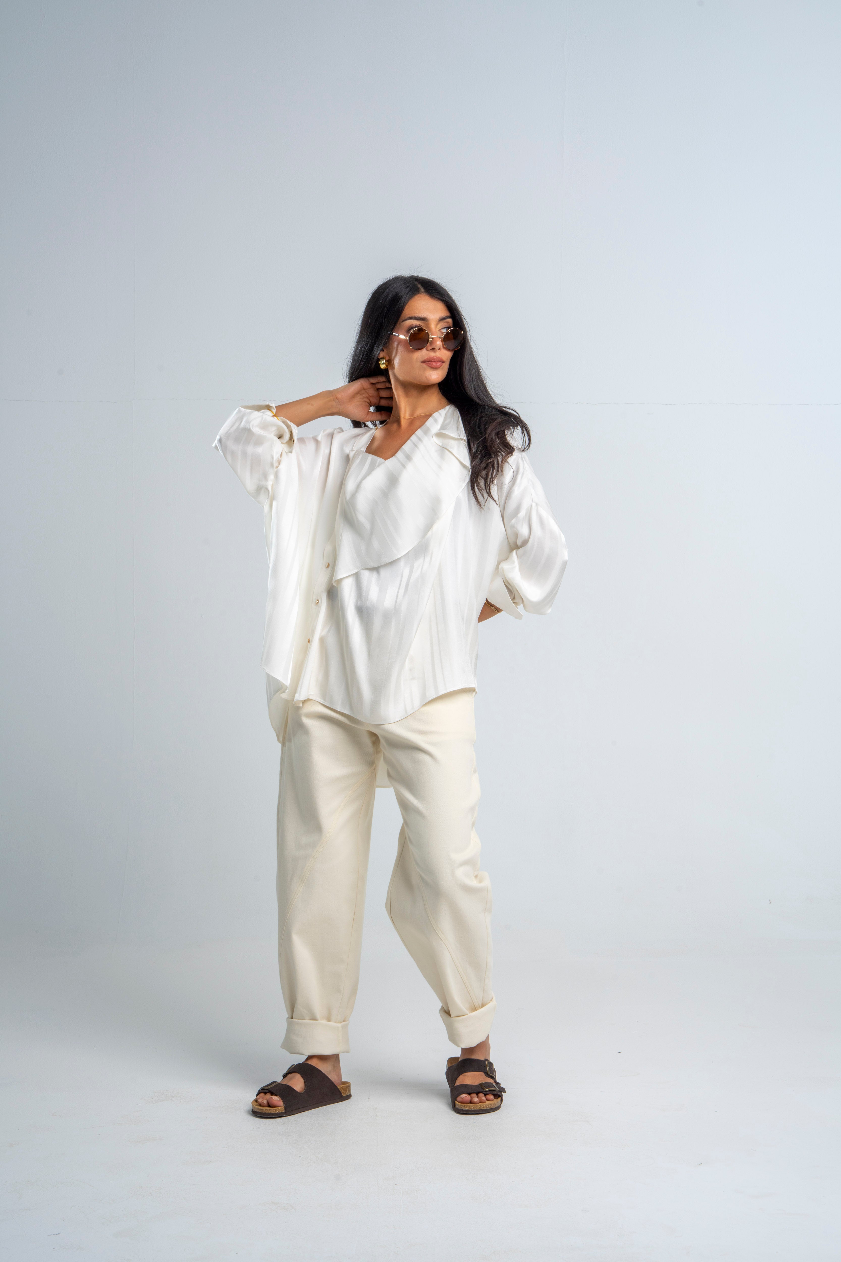 Side Buttons White Top