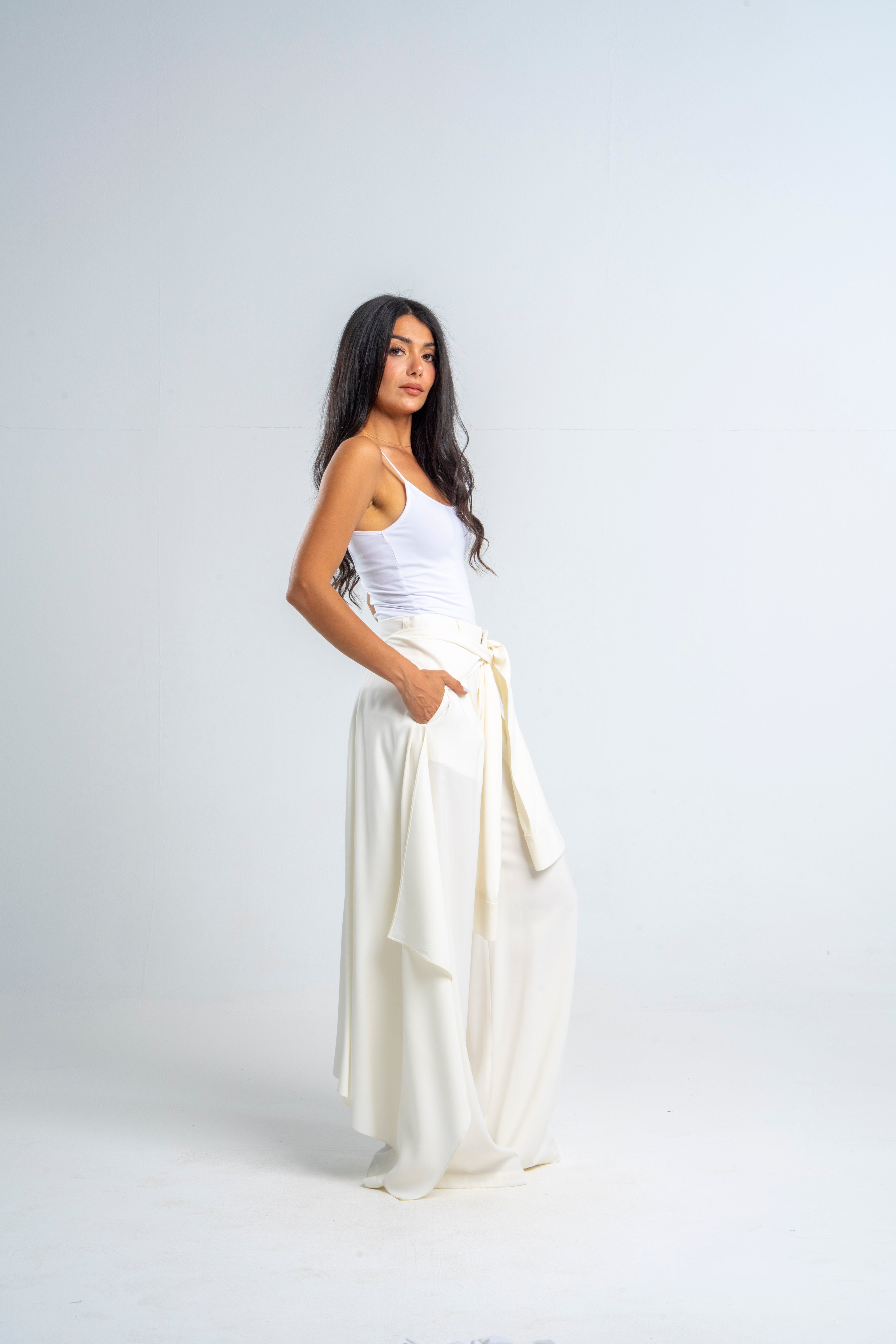 Wrap Around Full Length Pants