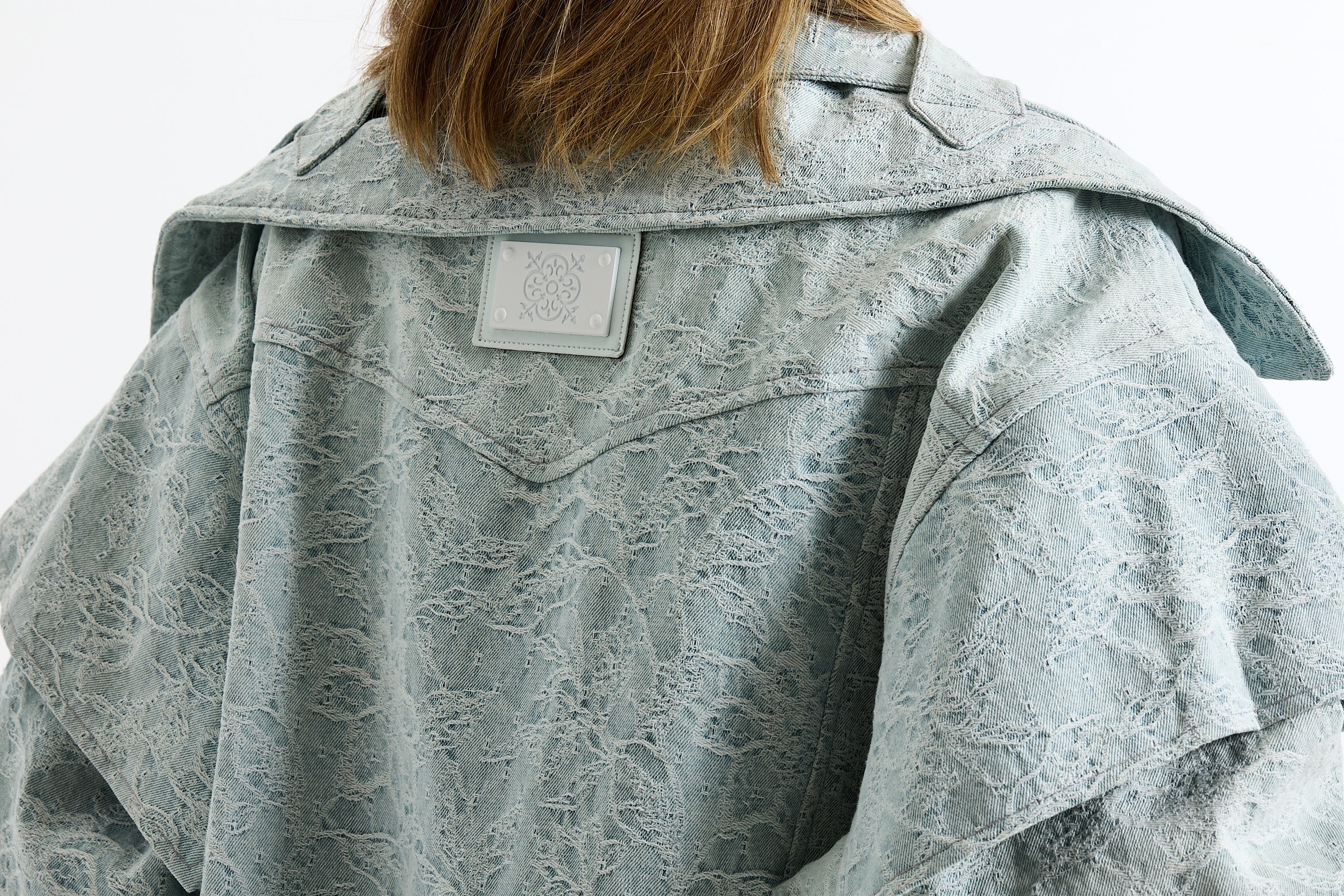 Signature Flowery Denim Jacket