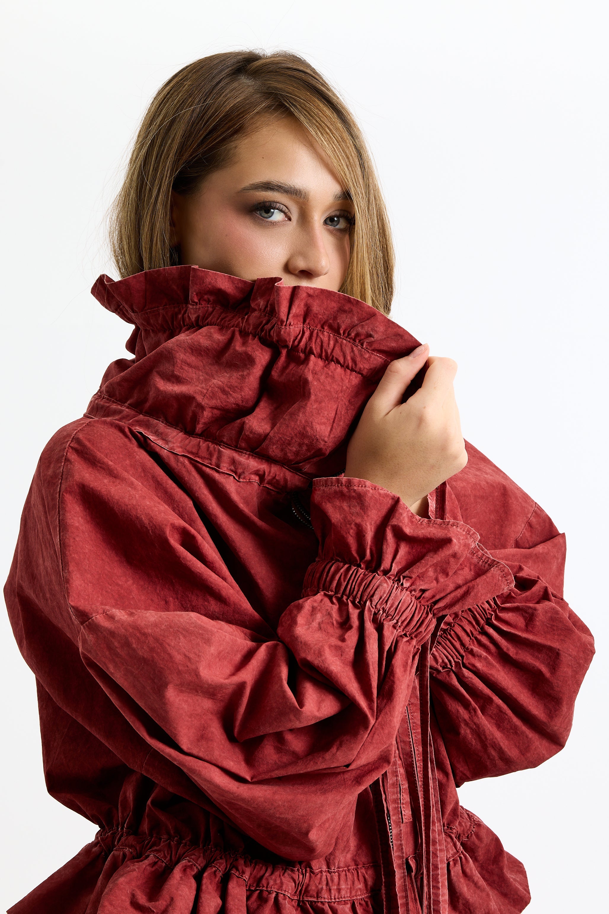 Random Red Bomber Jacket
