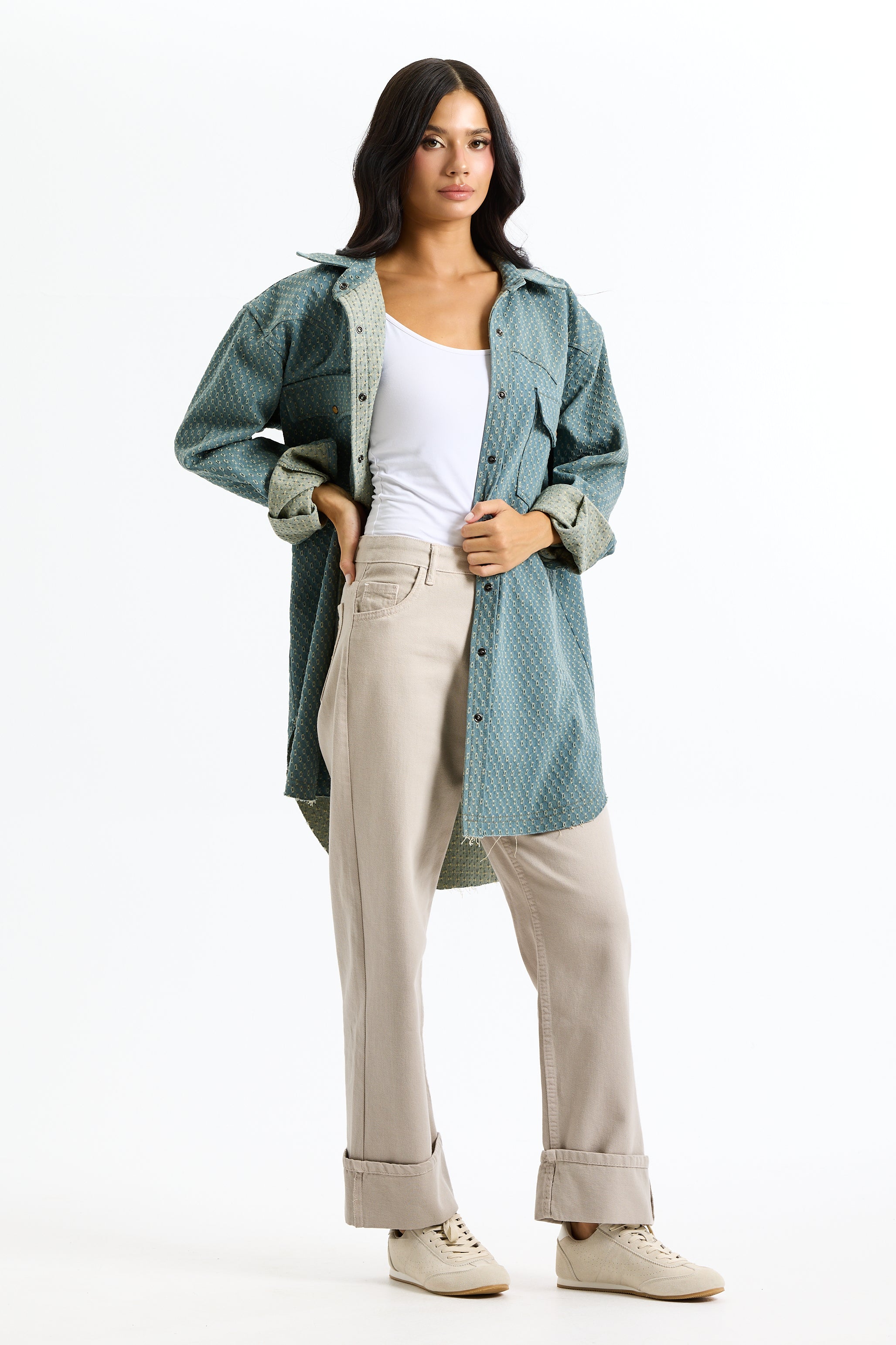 Dirty Wash Denim Shirt