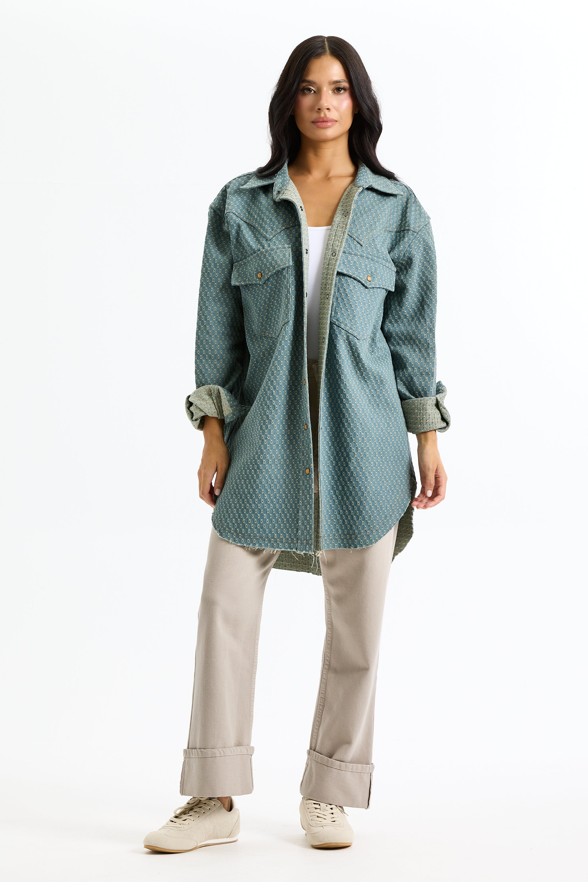 Dirty Wash Denim Shirt