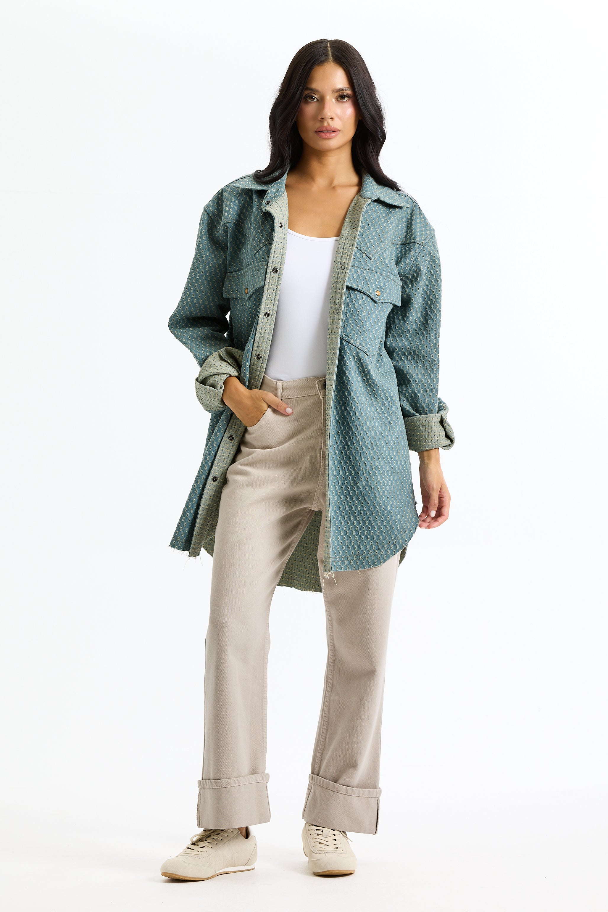 Dirty Wash Denim Shirt