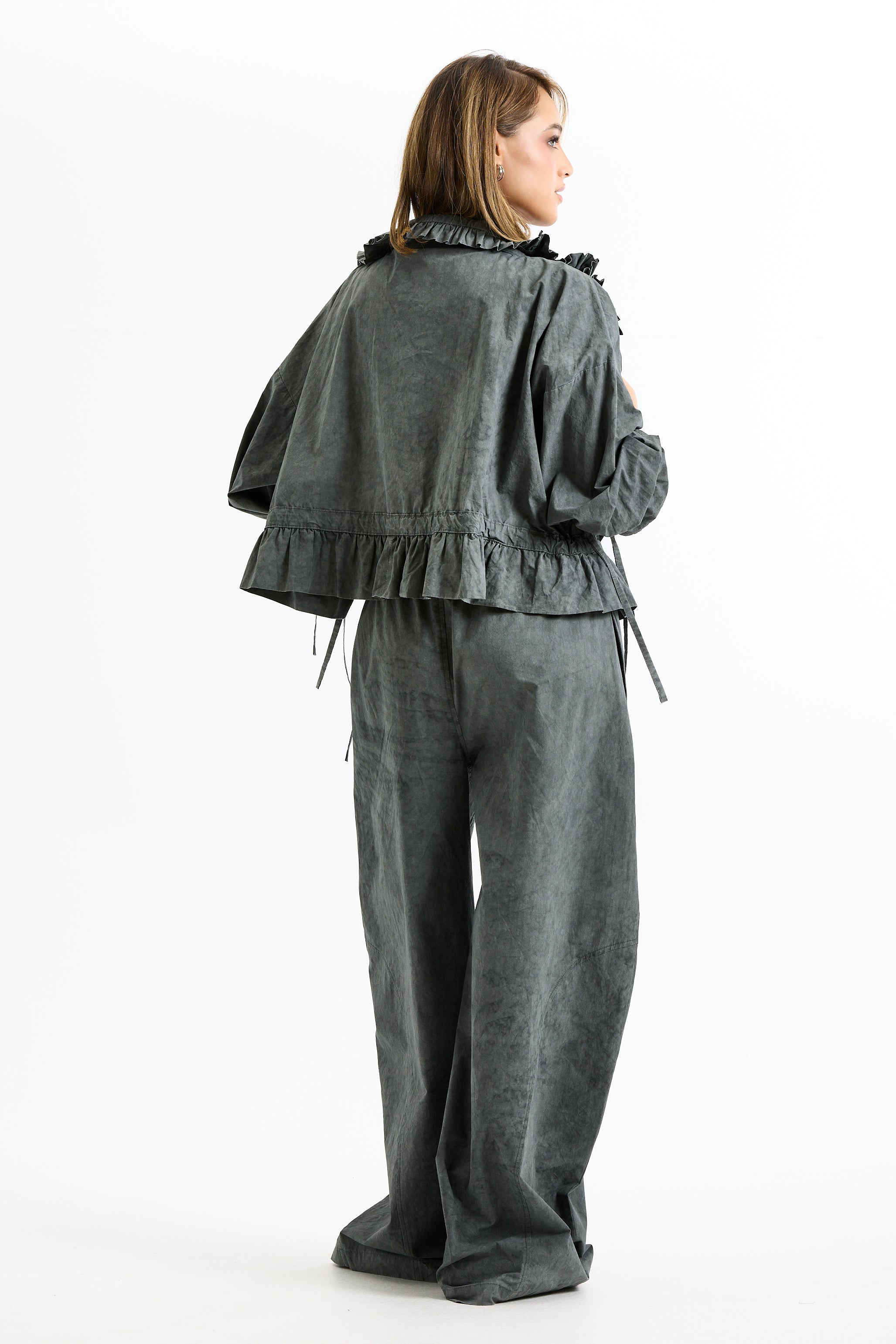 Super Baggy Washed Grey Pants