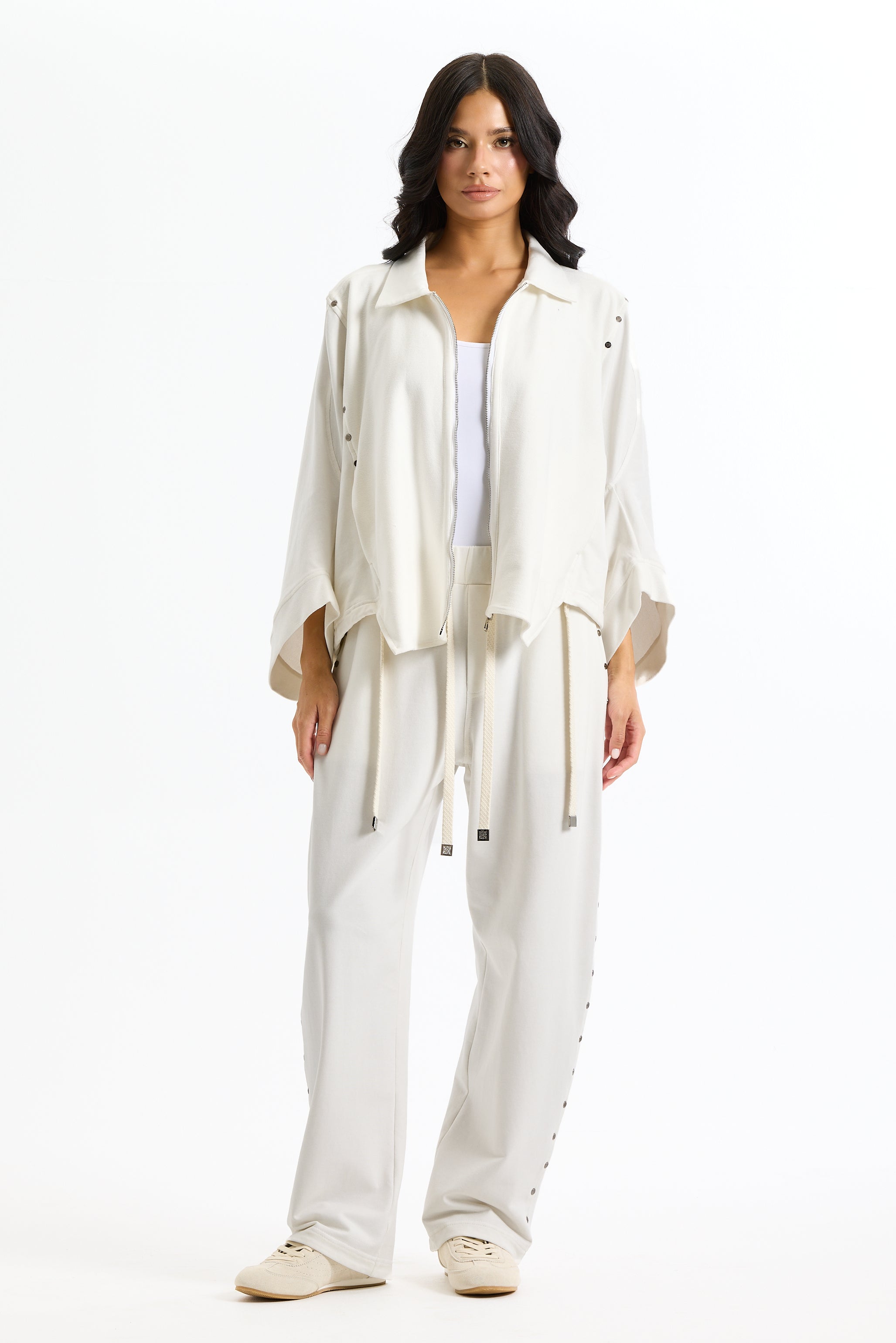 White Patchwork Jacket