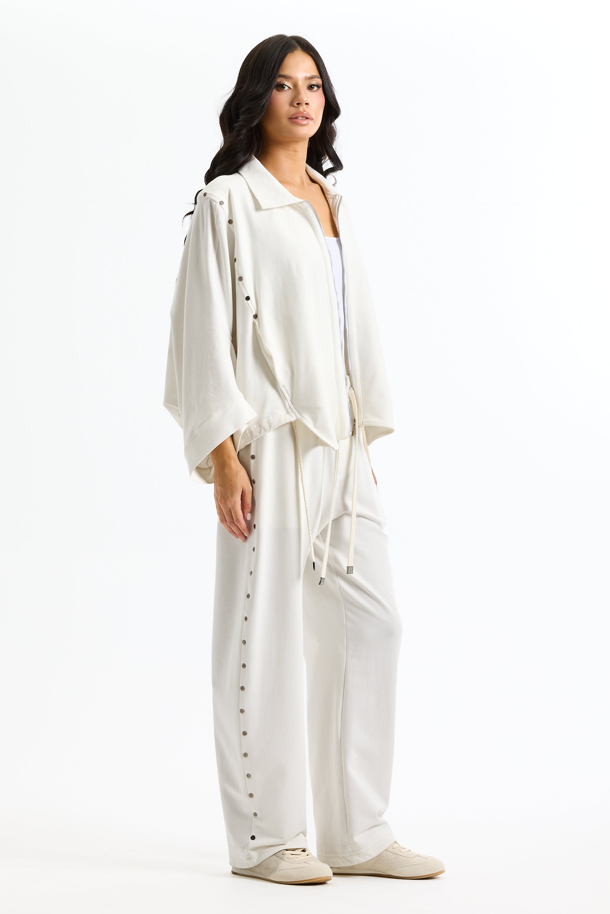 White Patchwork Jacket