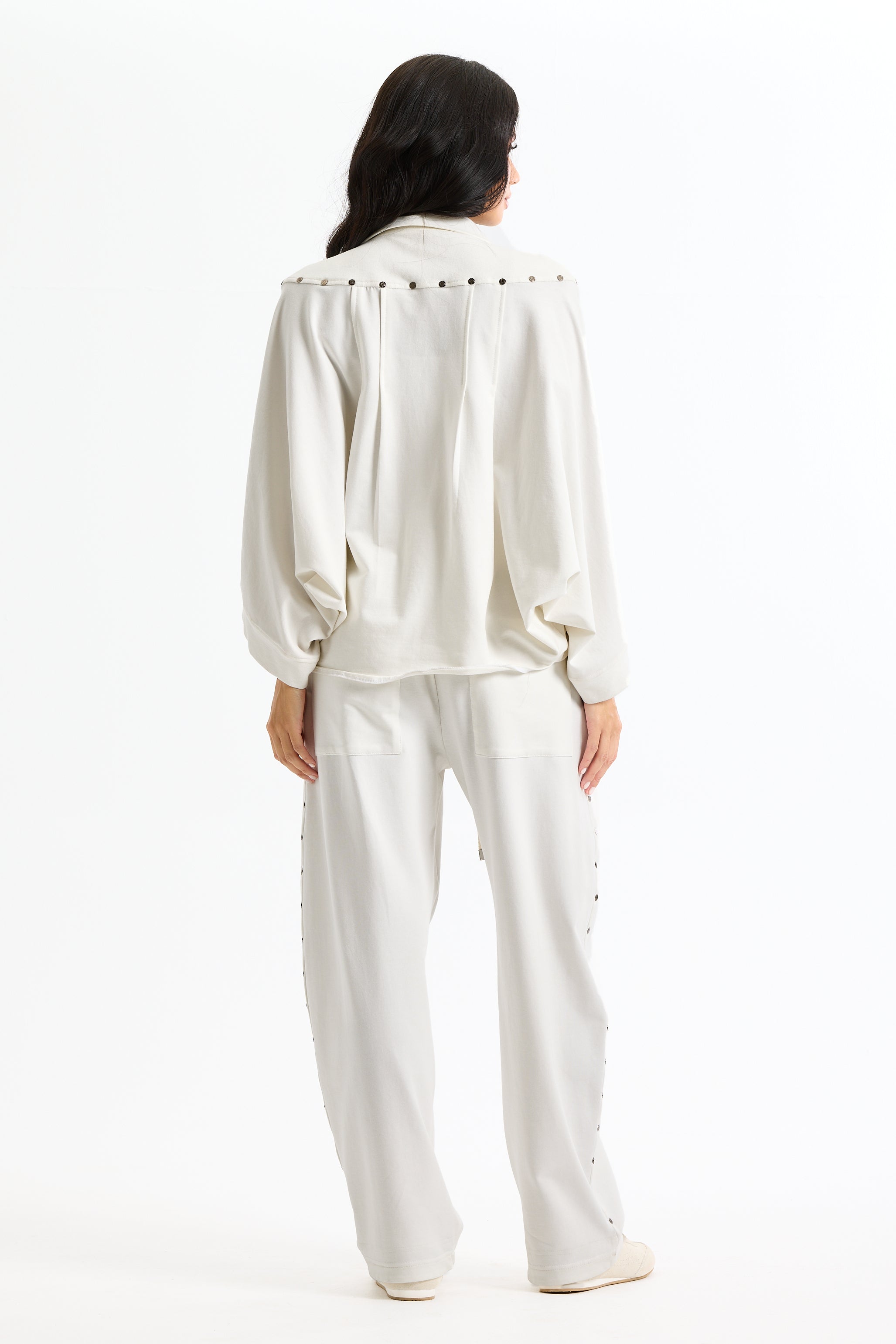 White Patchwork Jacket