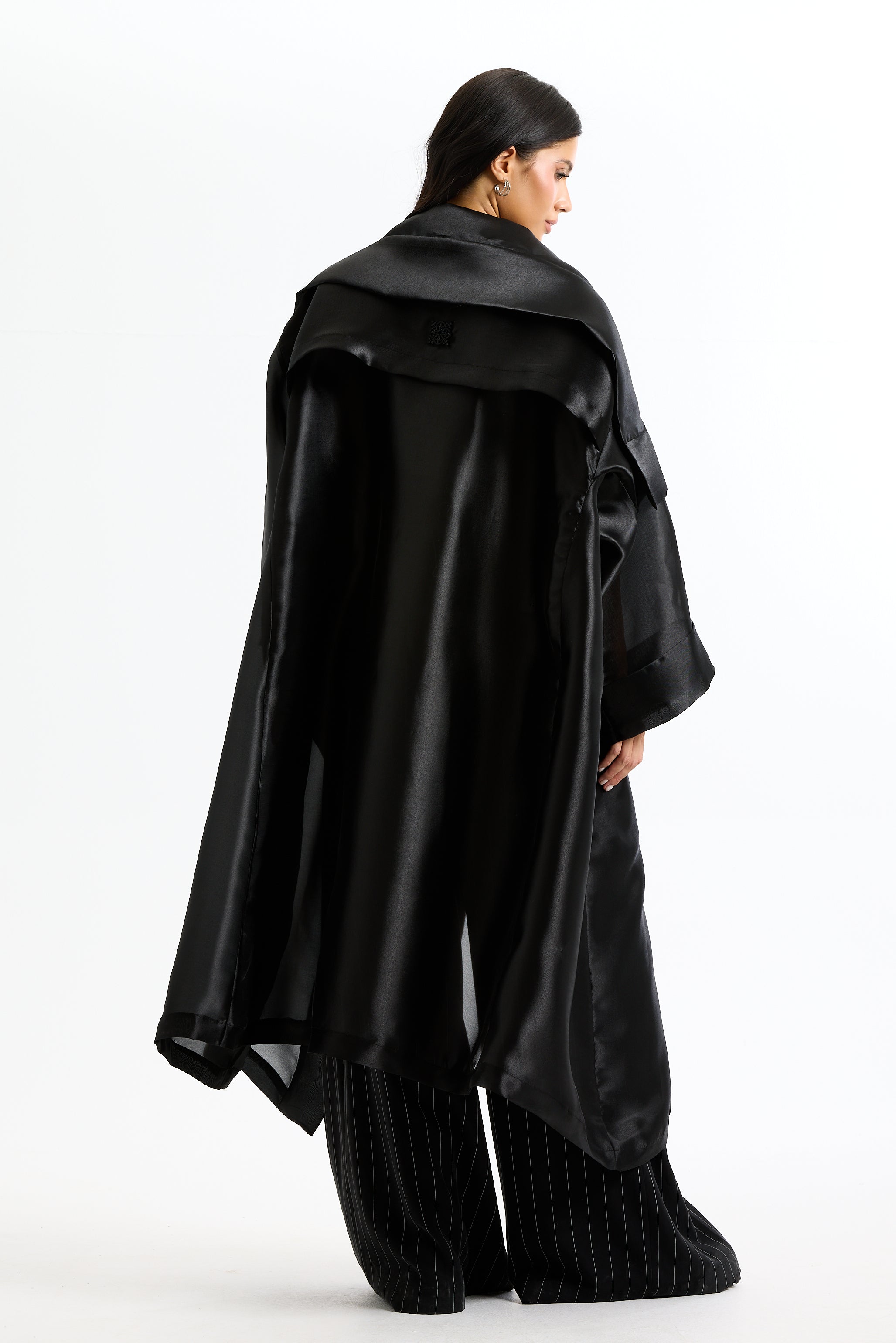 Organza Oversize Midi Cardigan