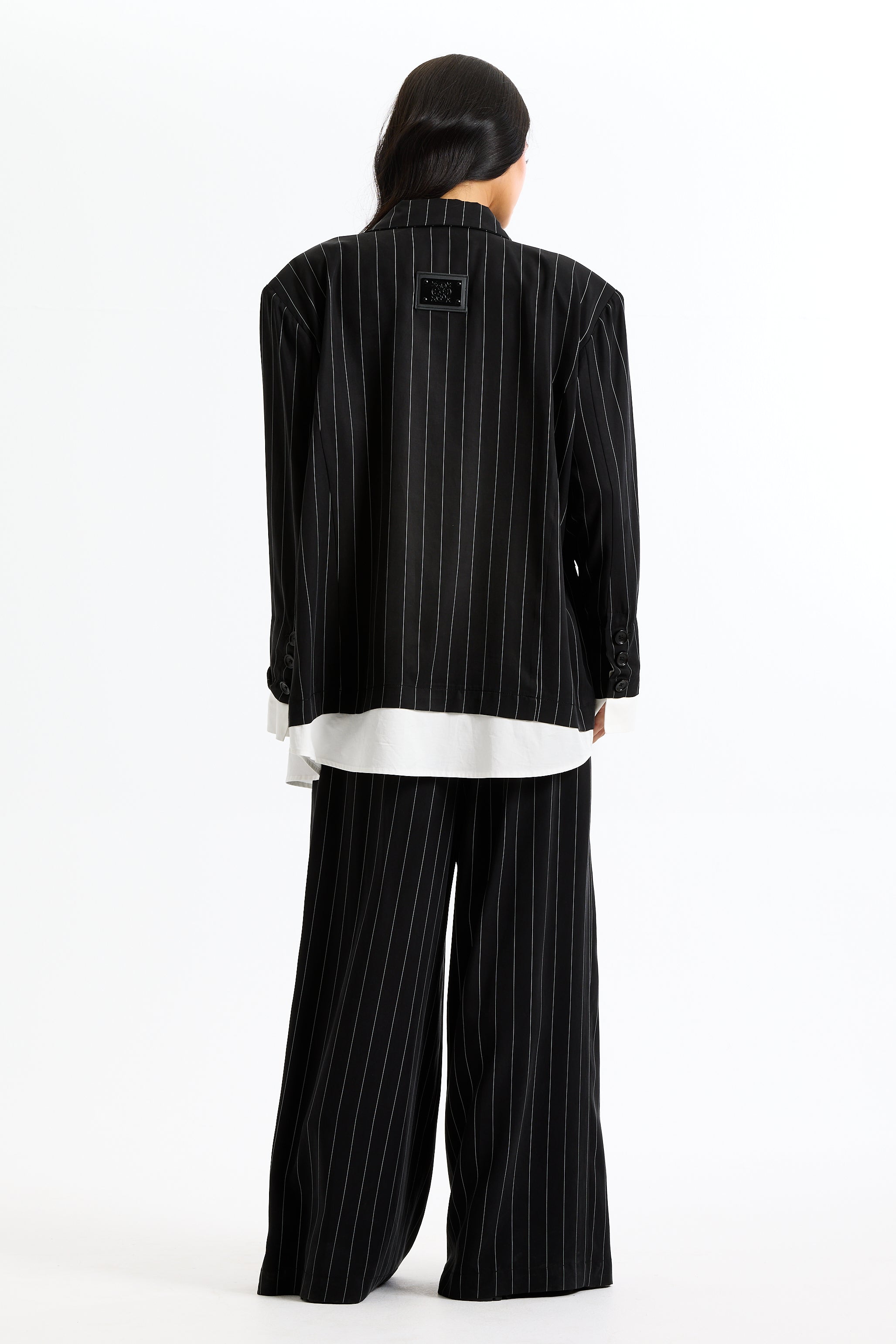 Striped Layered Blazer