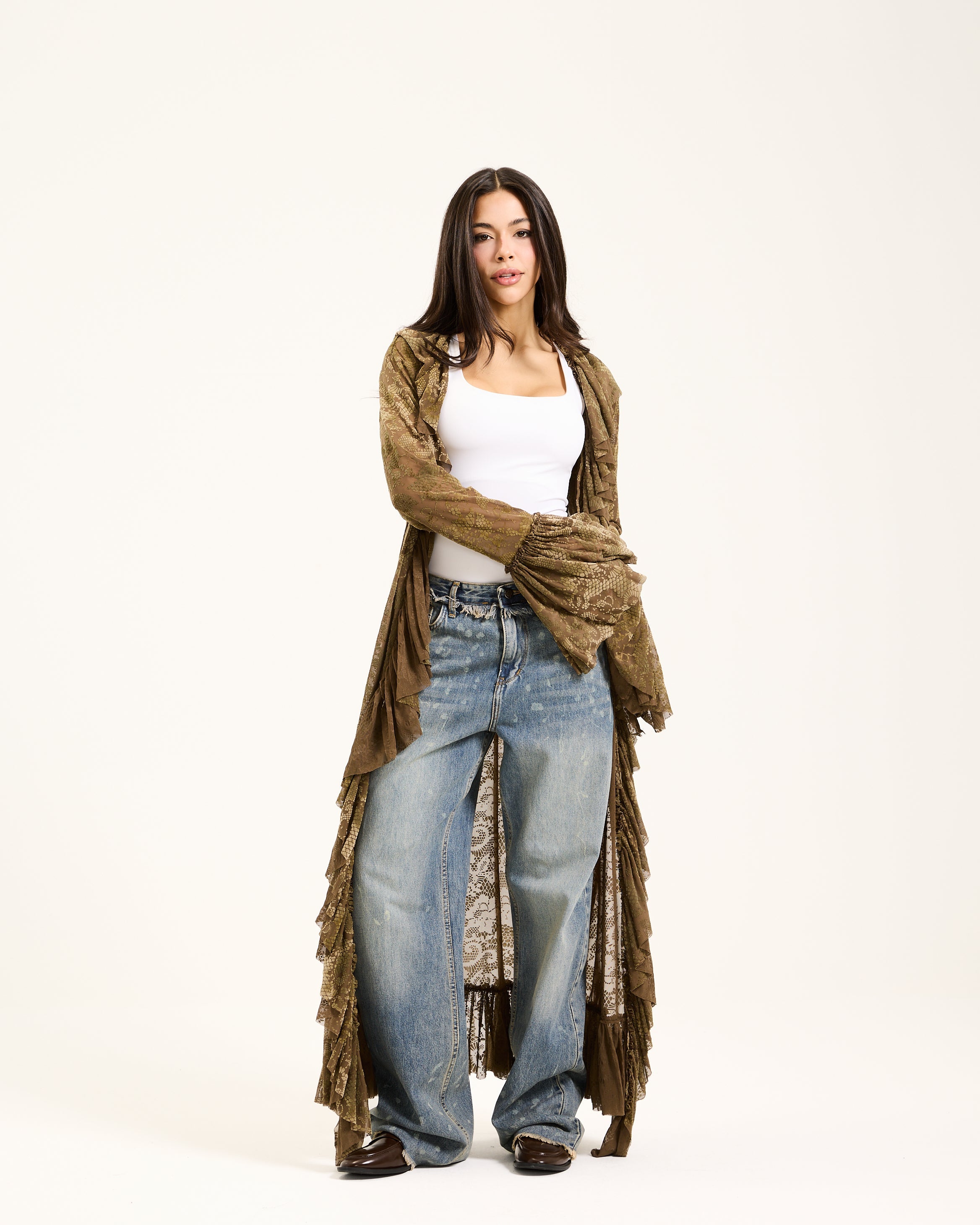 Velvet x Tull Ruffle Rob