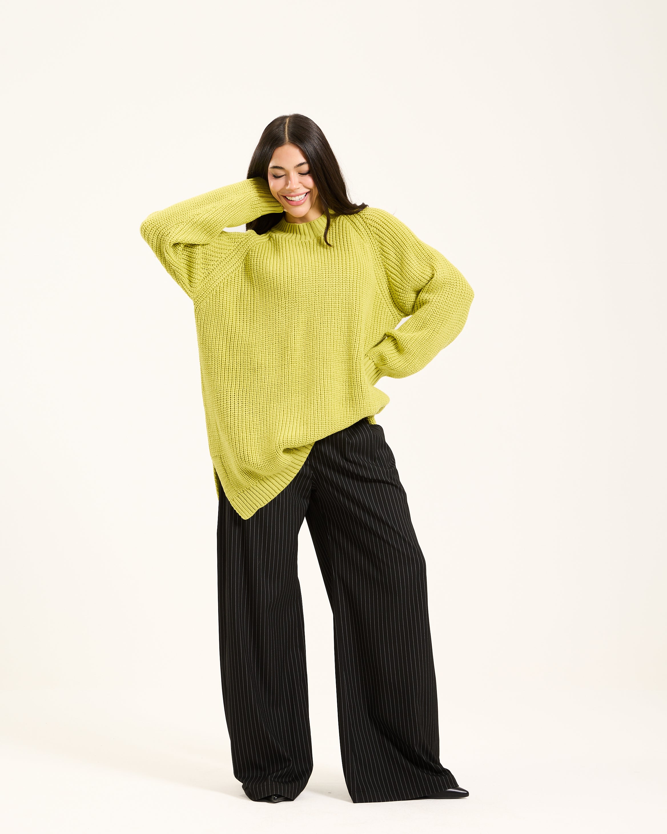 Oversize Pullover In Pistachio