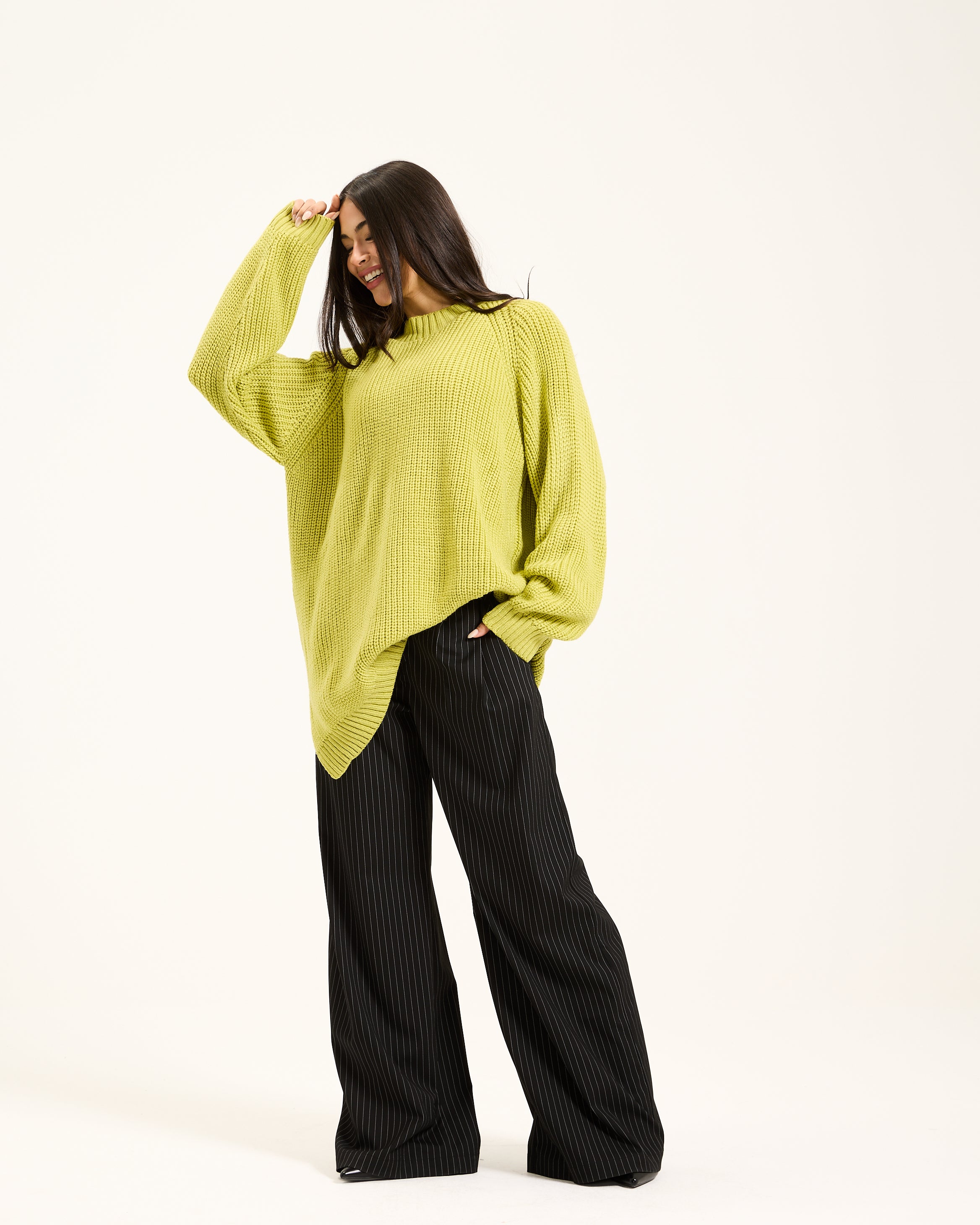 Oversize Pullover In Pistachio