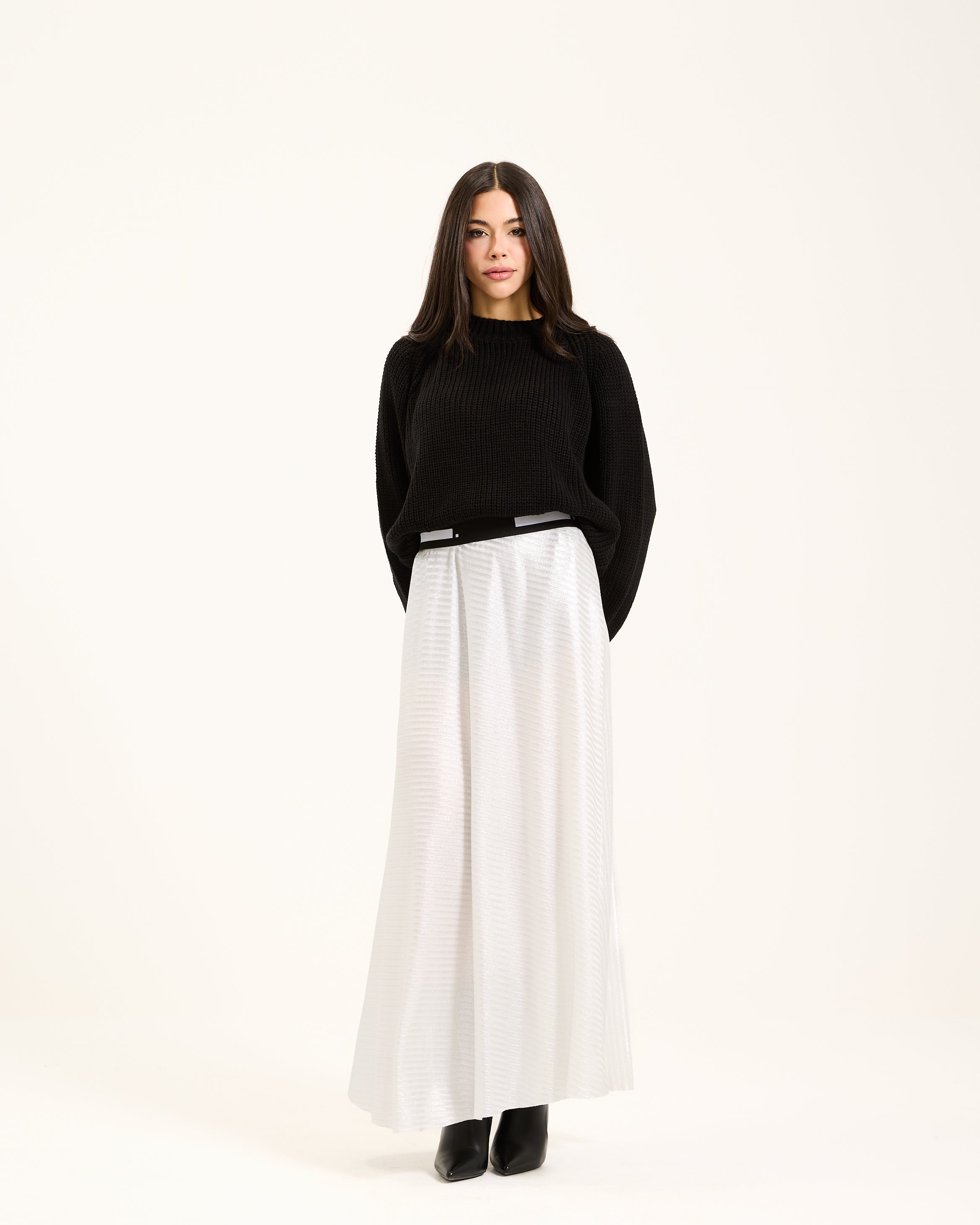 Knitted Asymmetrical Skirt