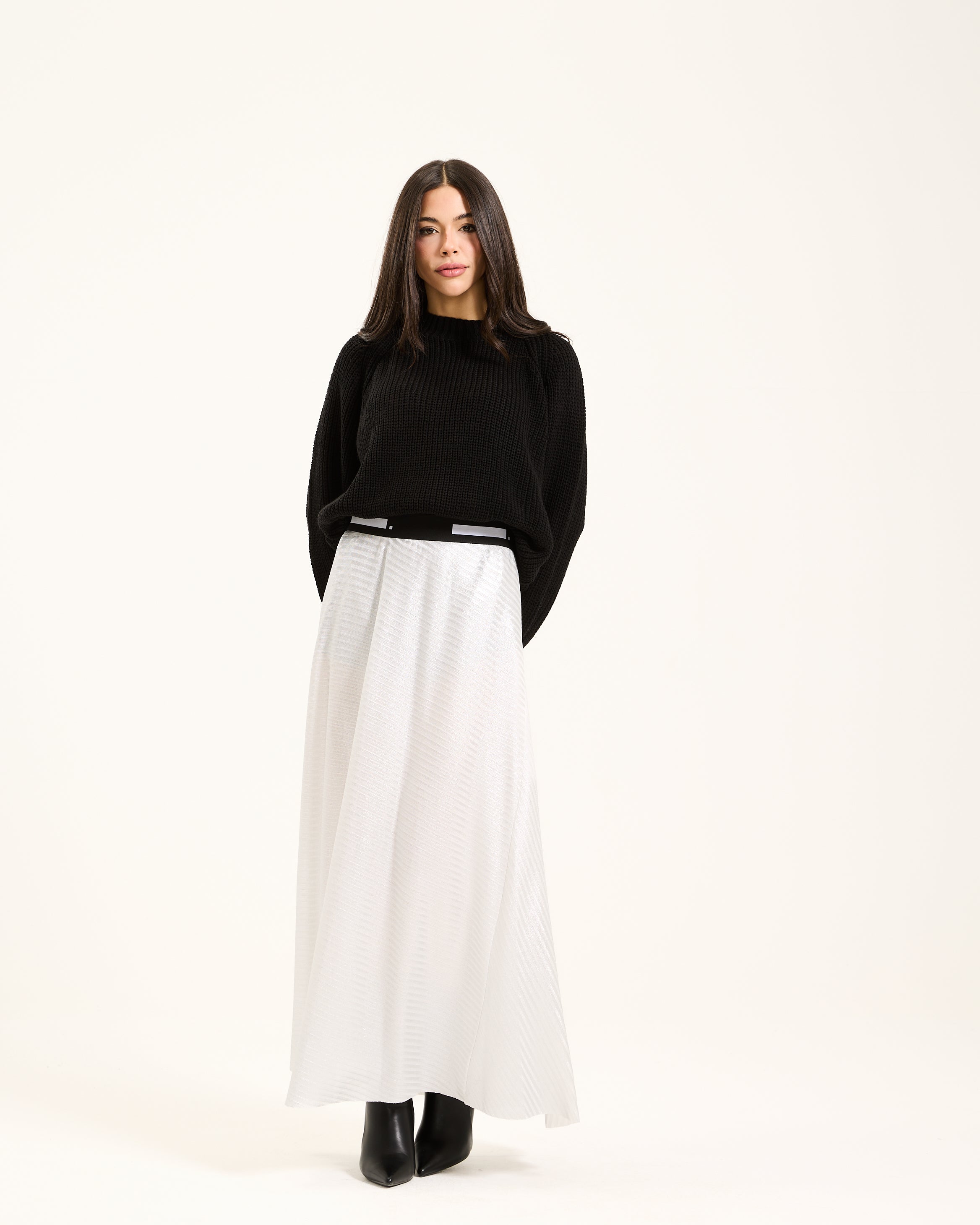Knitted Asymmetrical Skirt