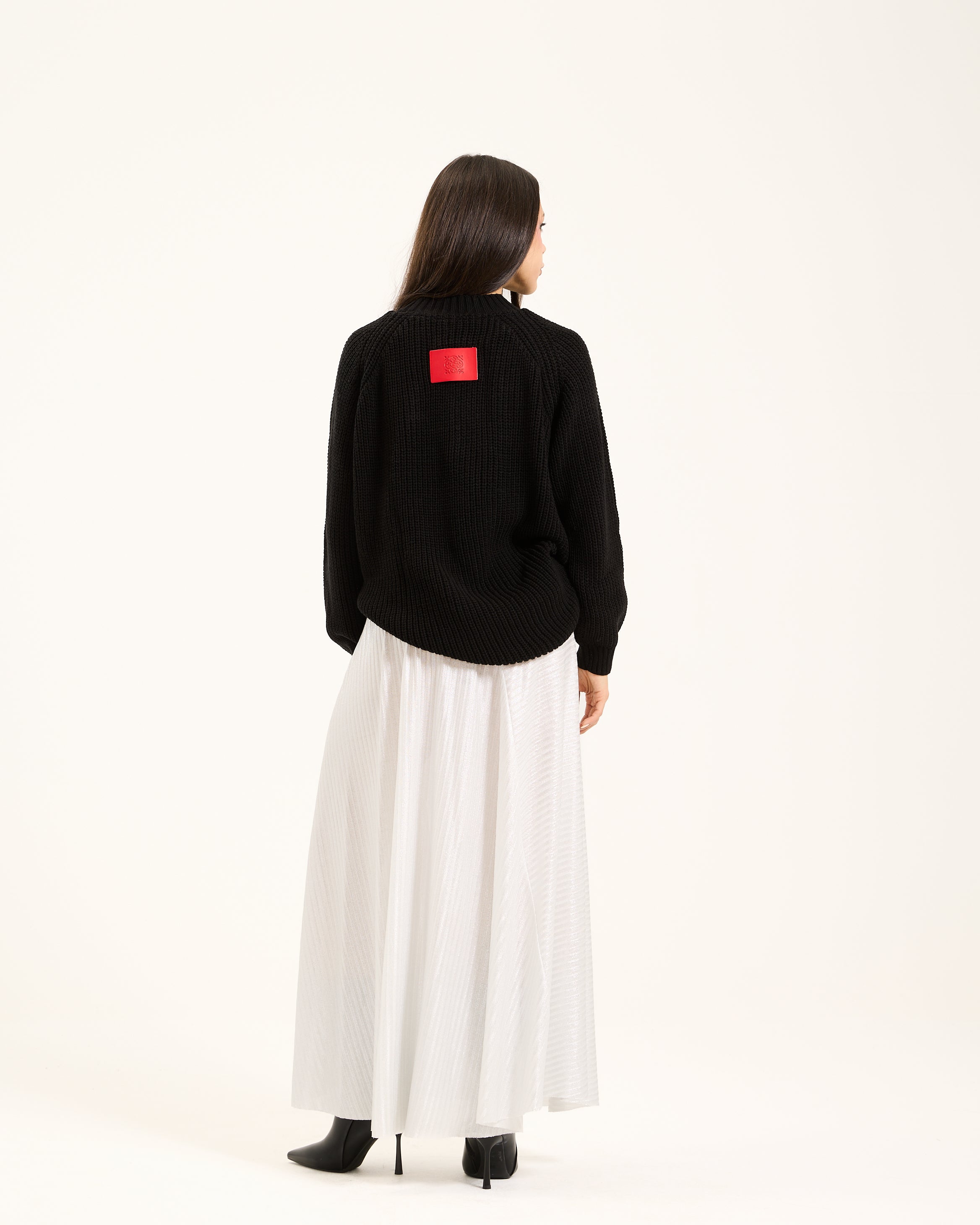 Knitted Asymmetrical Skirt