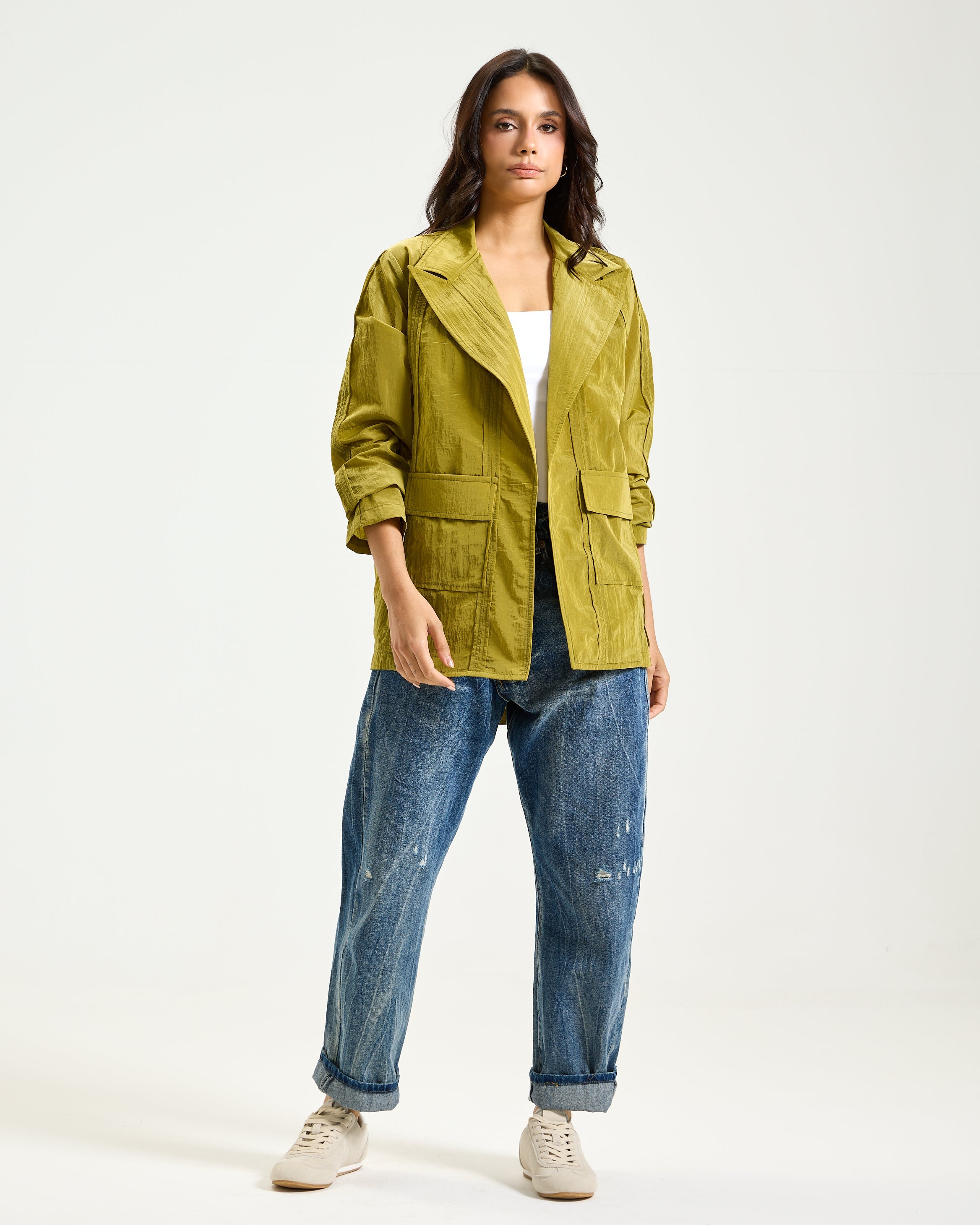 Apple Green Waterproof Blazer