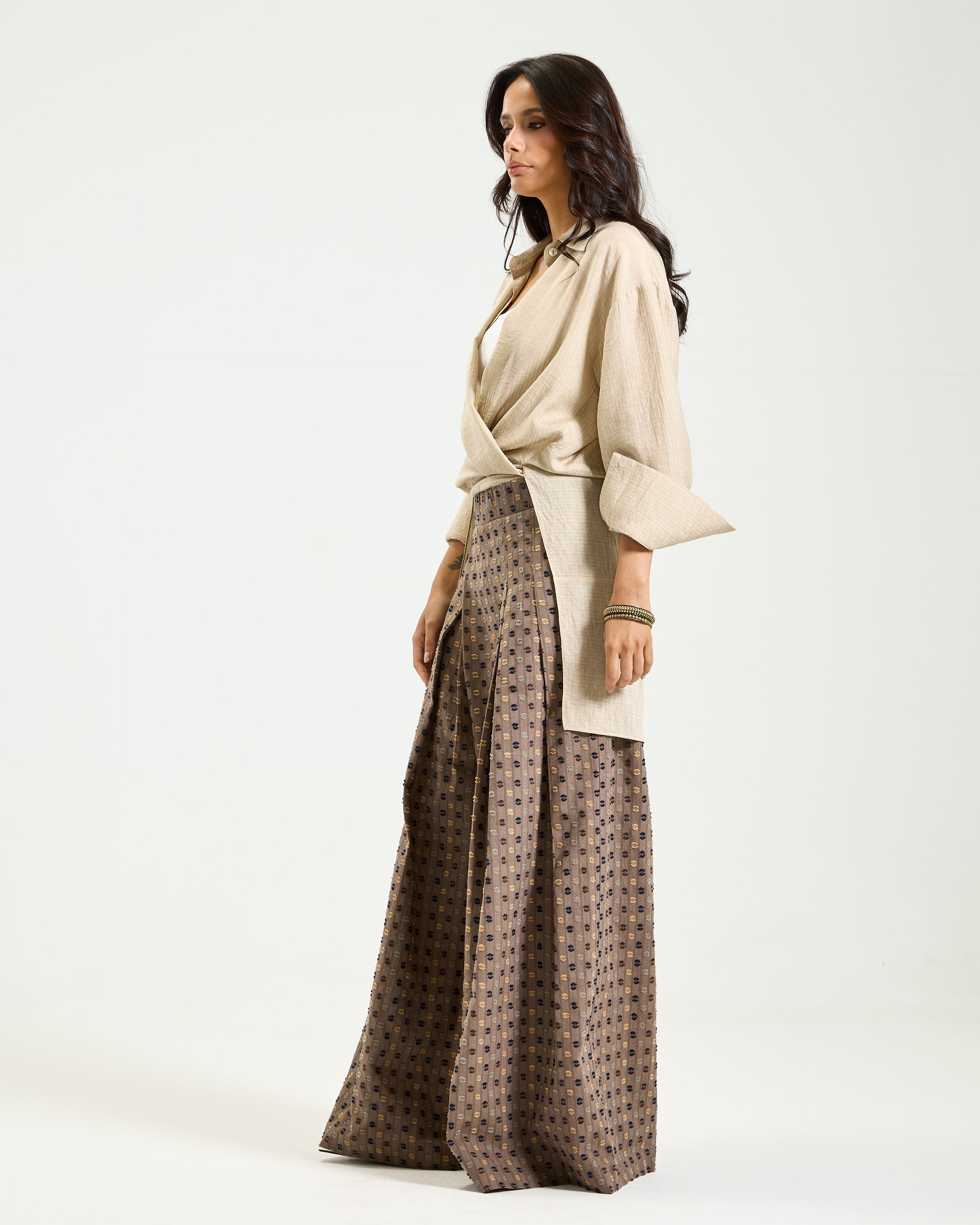 Oversize Beige Shirt