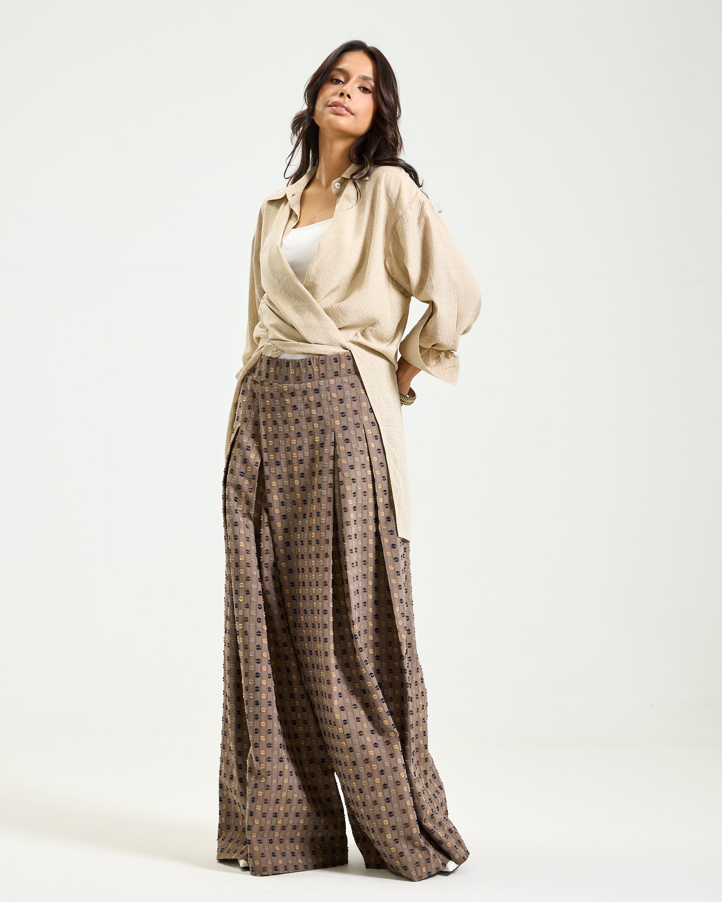 Oversize Beige Shirt