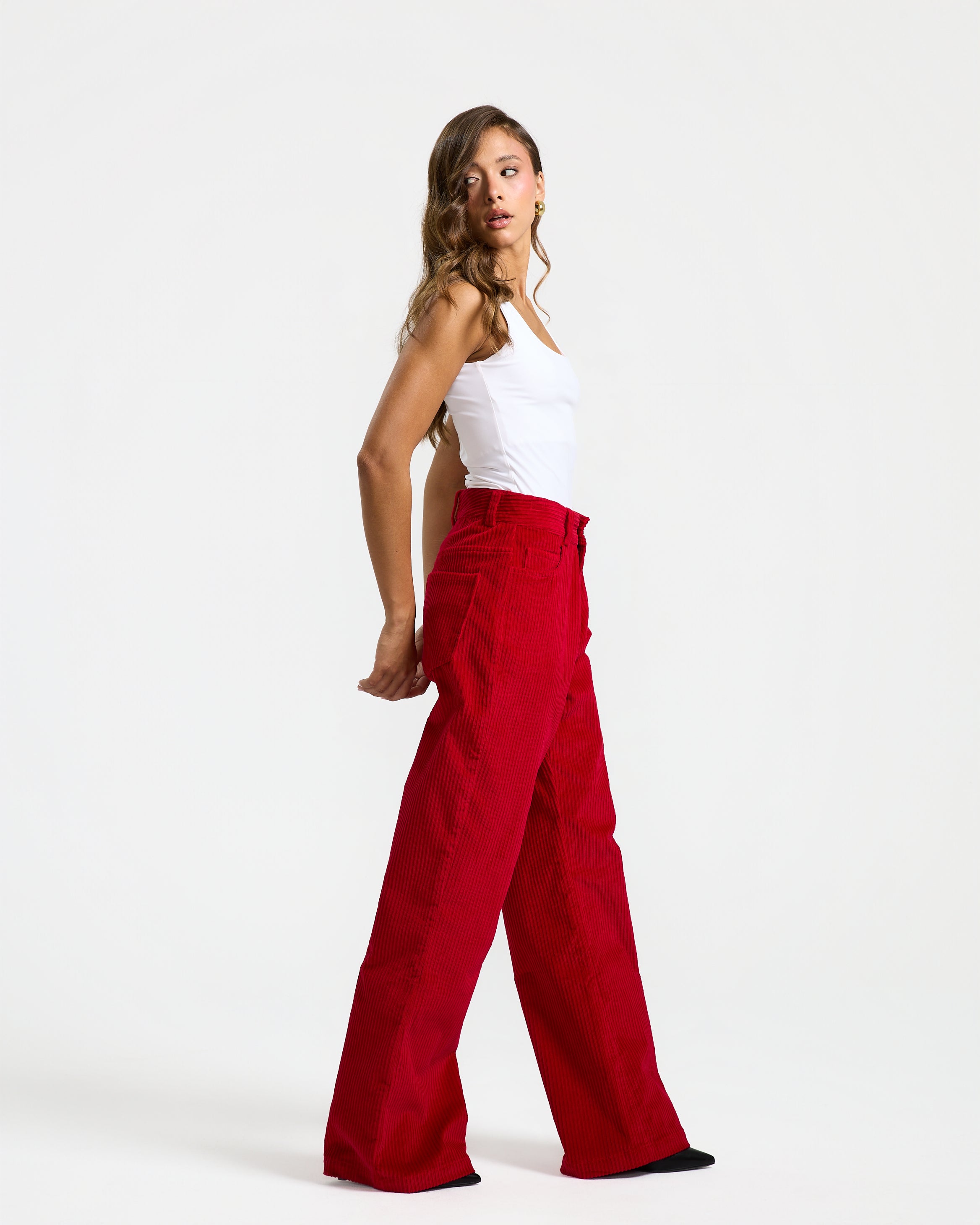 Red Corduroy Pants