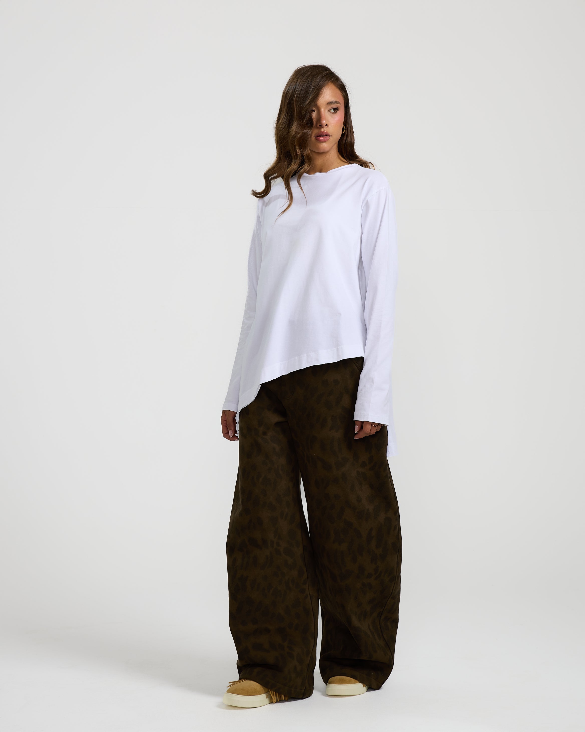 Asymmetrical Basic T-Shirt