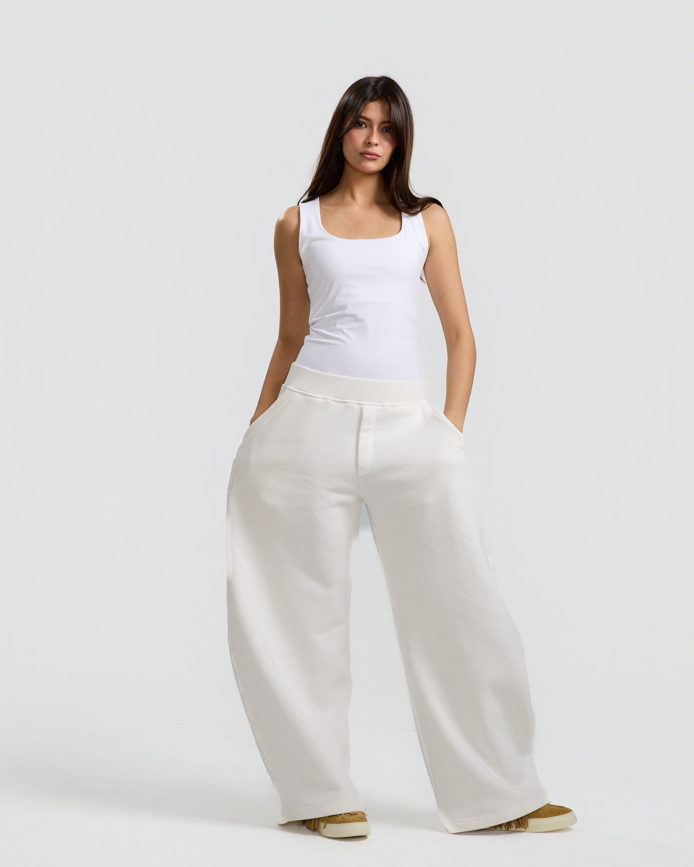 Barrel Jogger Off White