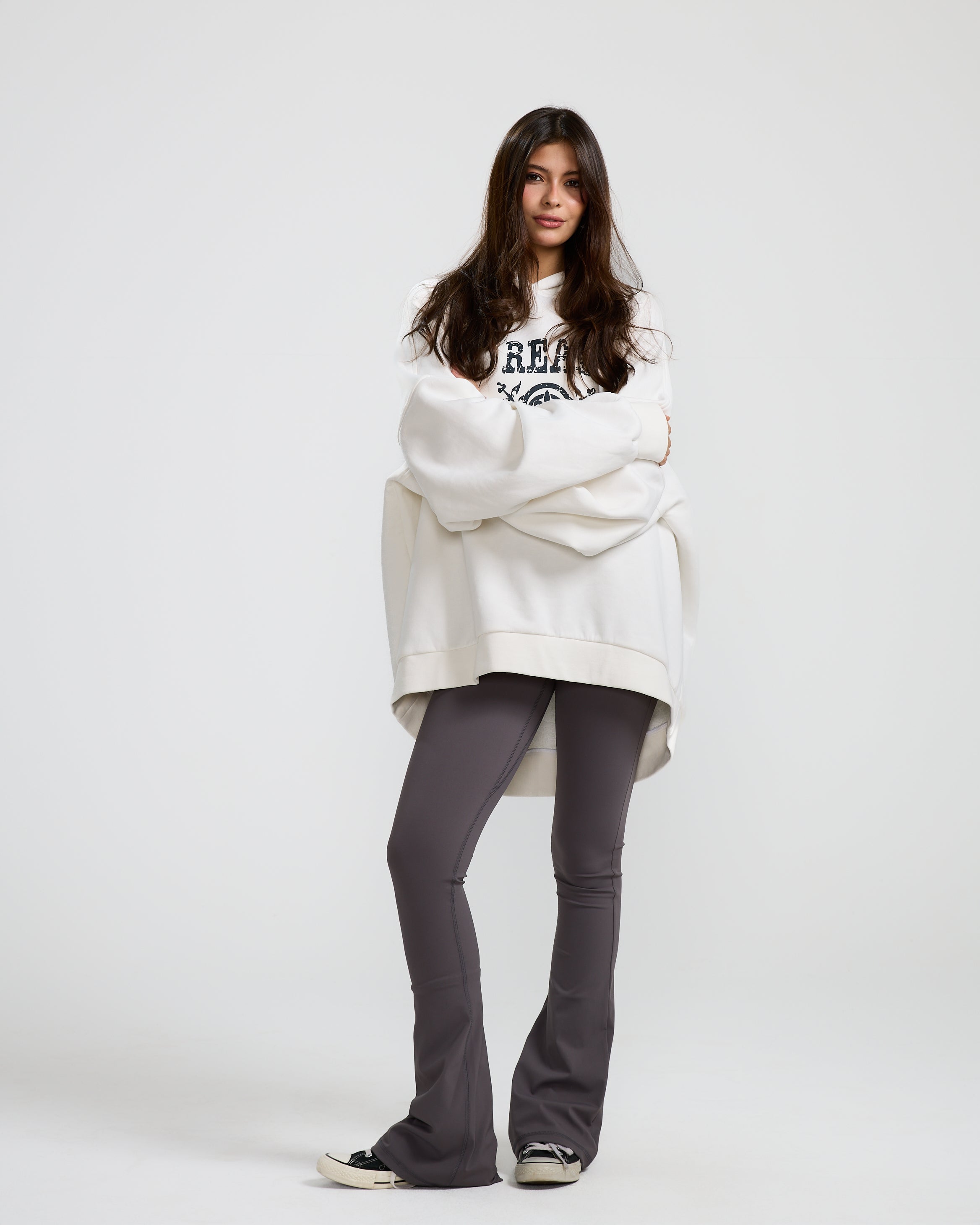 Oversize Logo Sweatshirt Off White