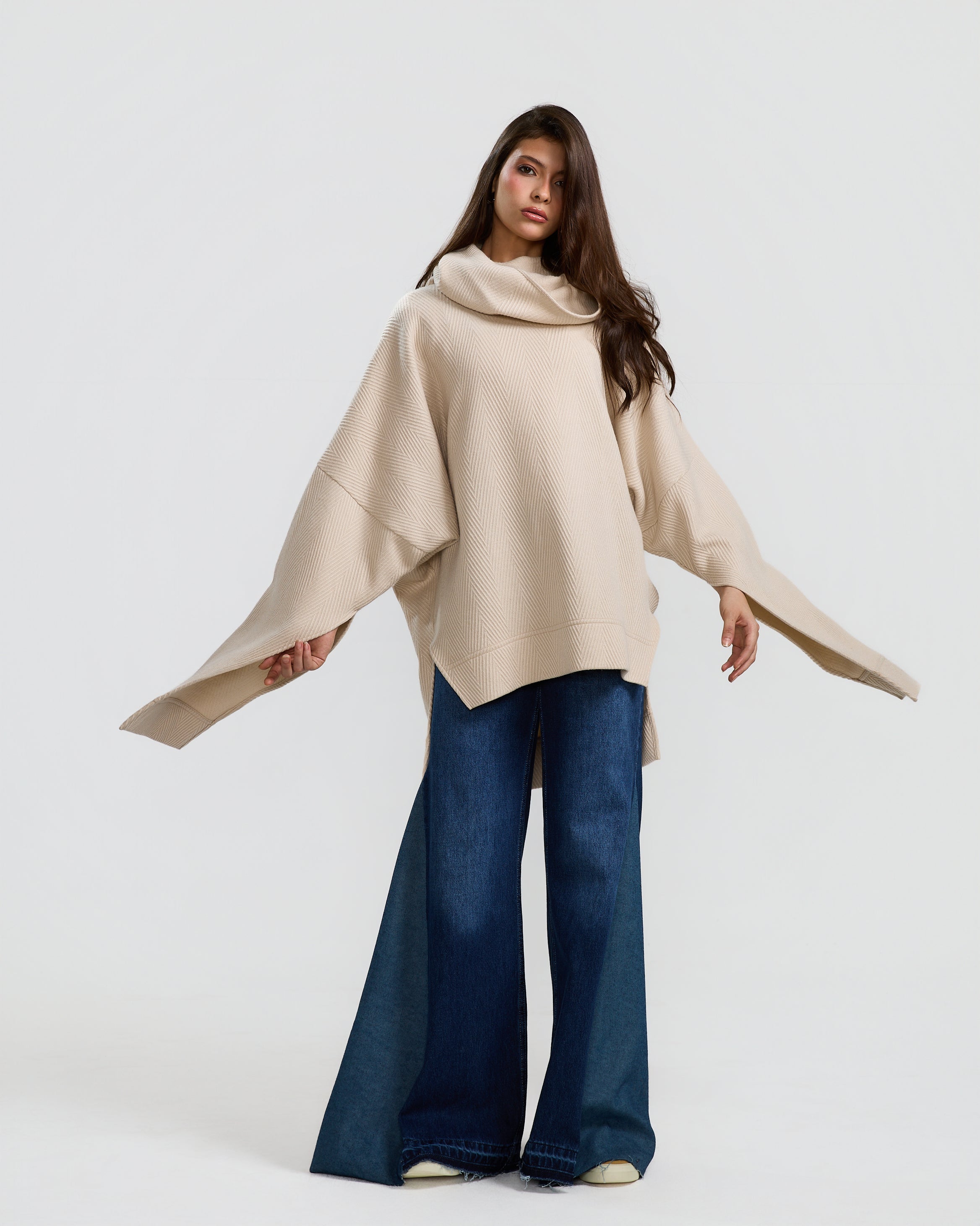 Open Sides & Sleeves Pullover