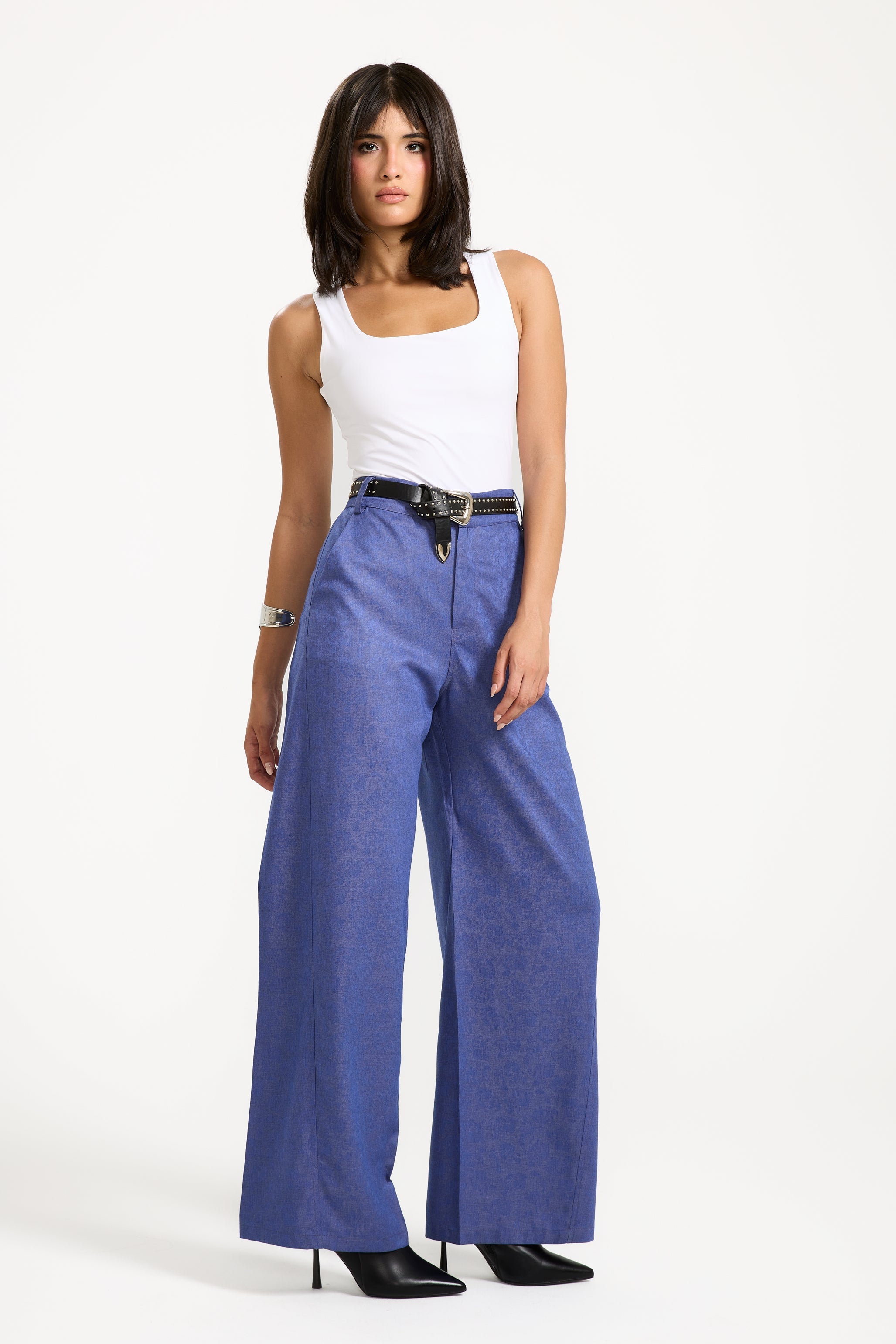 Barrel Suit Pants In Purple