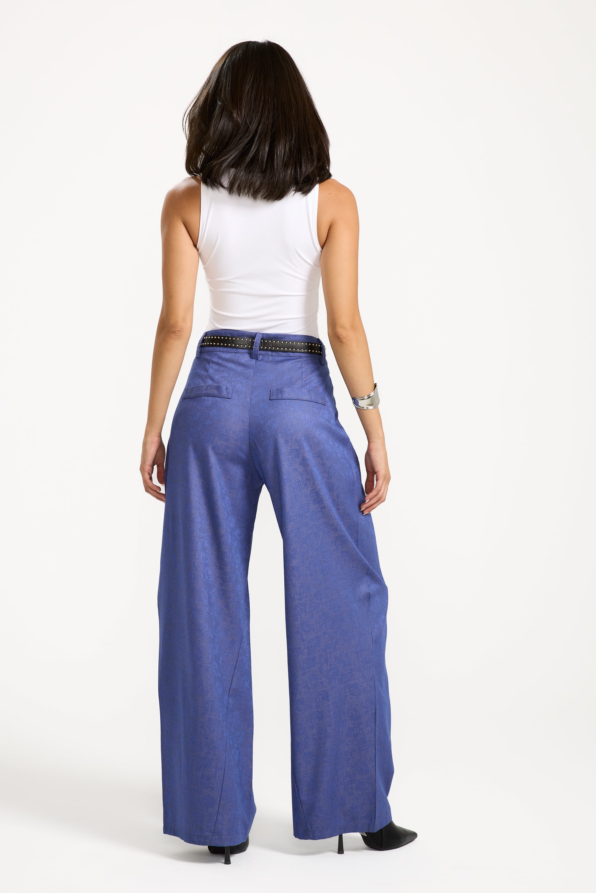 Barrel Suit Pants In Purple