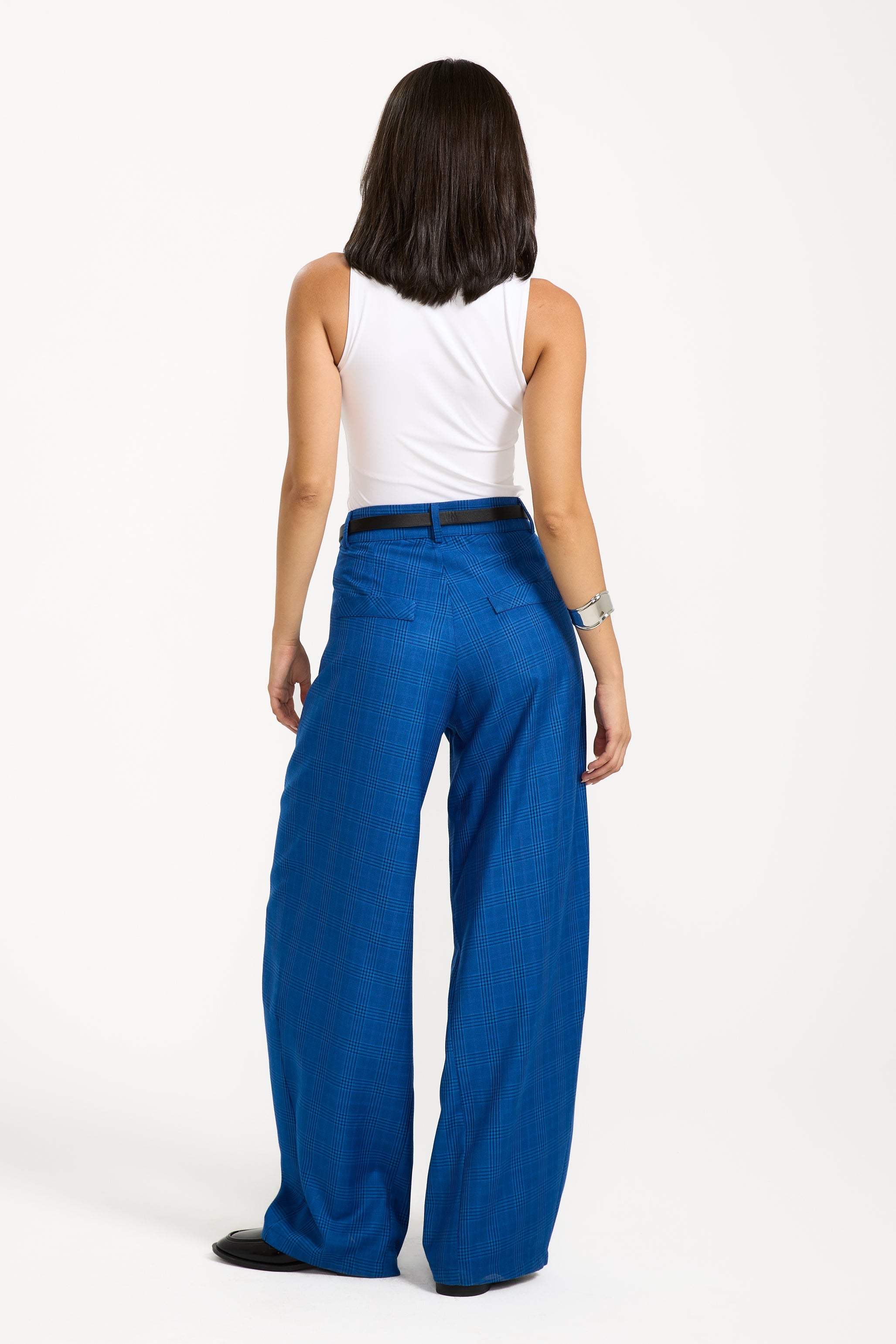 Barrel Suit Pants In Blue