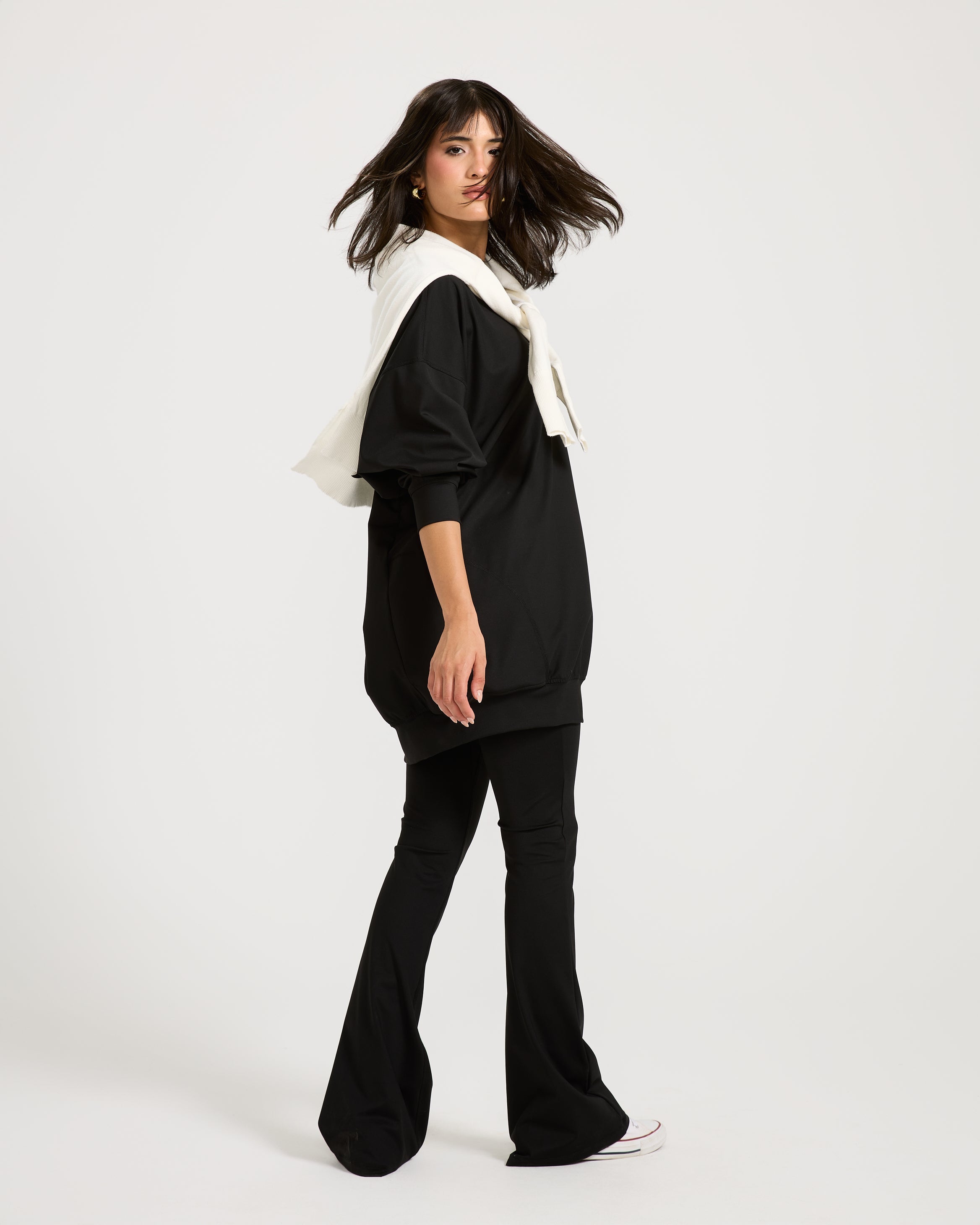 Super Oversize Sweatshirt In Black