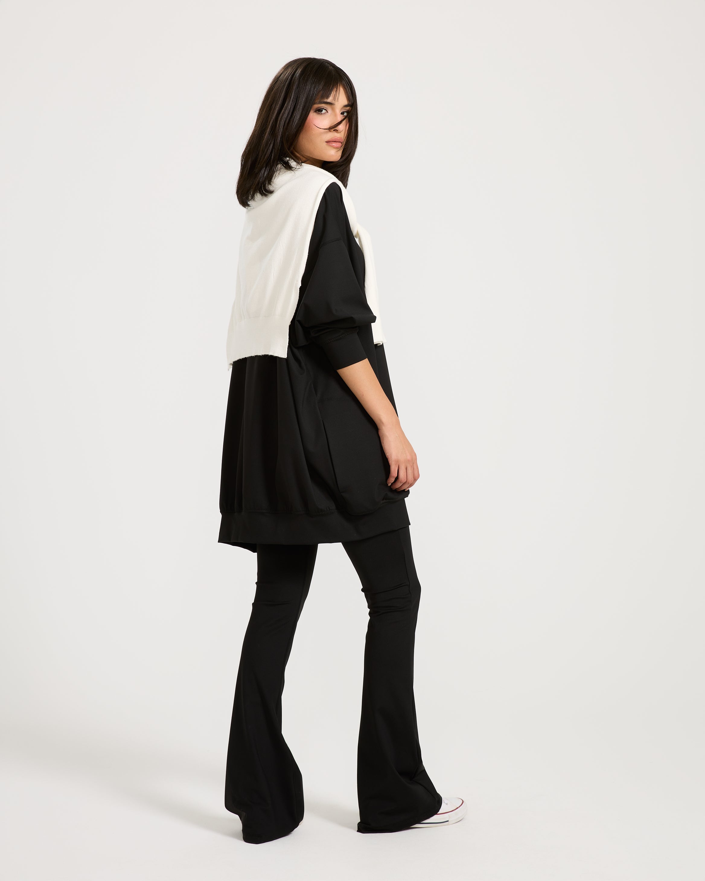 Super Oversize Sweatshirt In Black