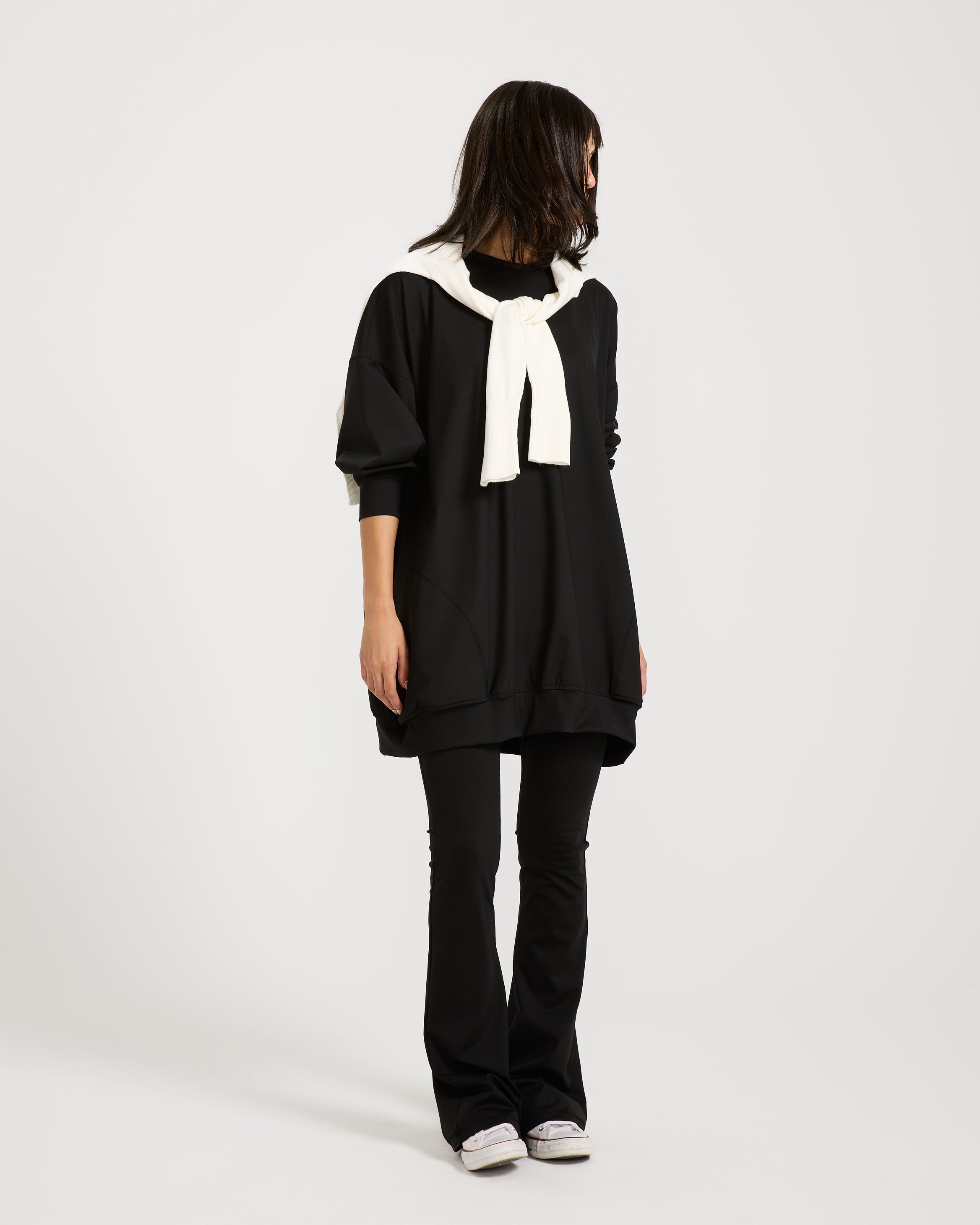 Super Oversize Sweatshirt In Black