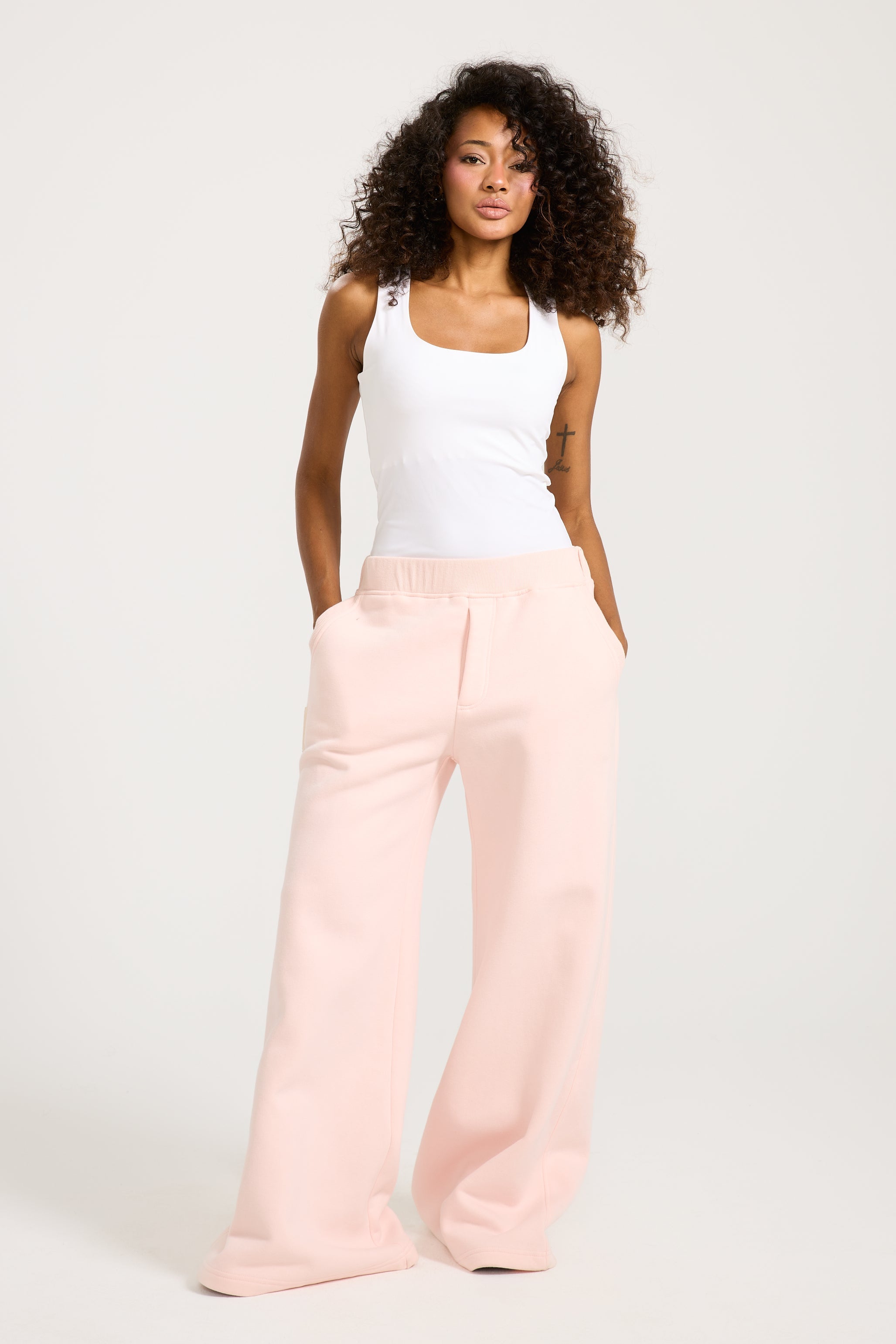 Wide leg Jogger Pink