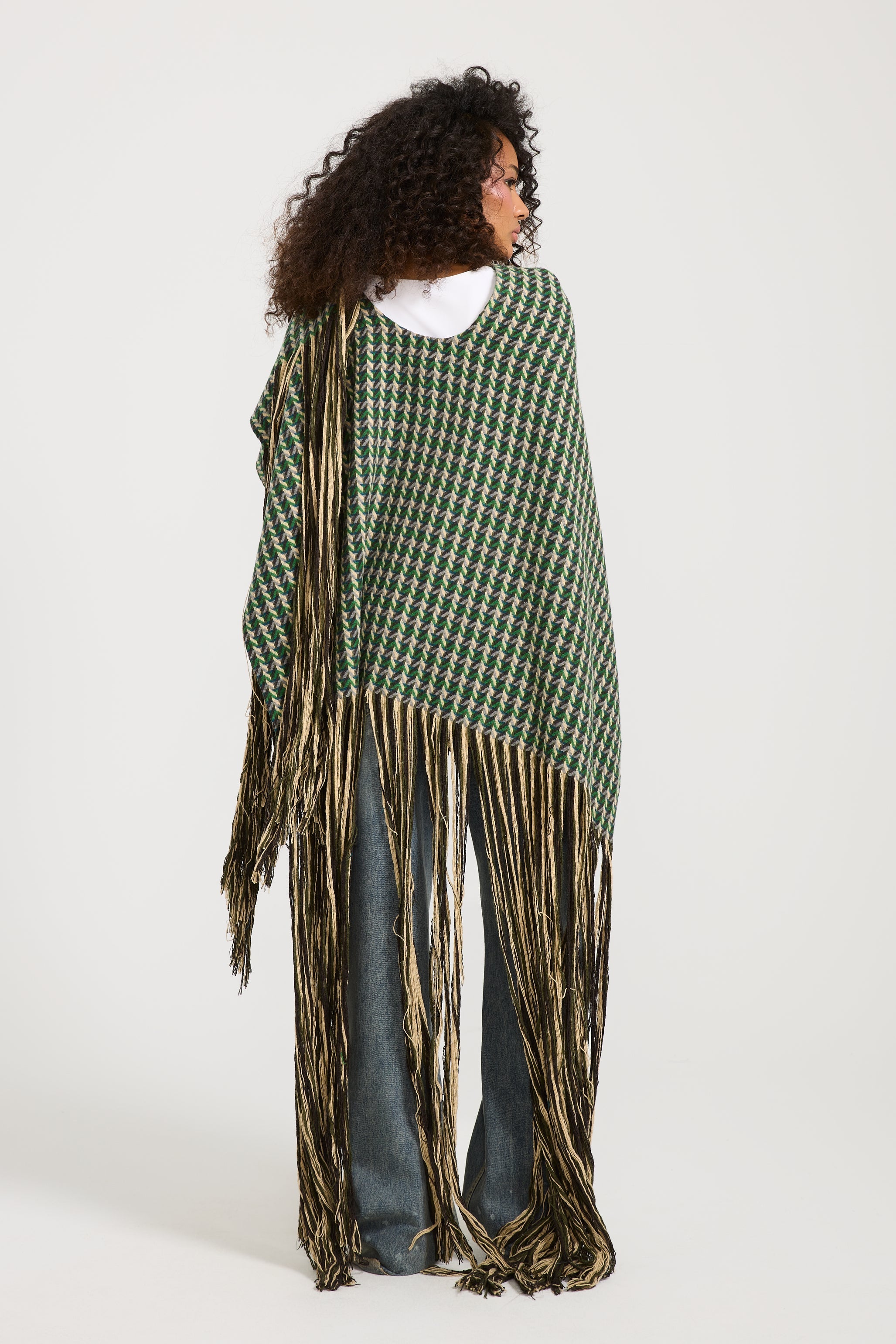 The Tweed Fringes Shawl