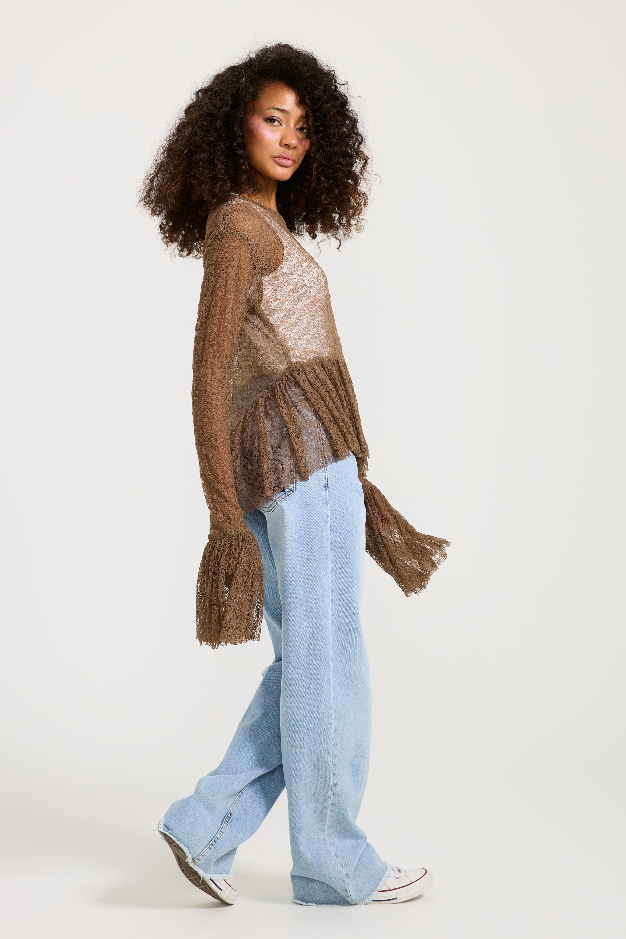 Unfinished Light Wash Denim