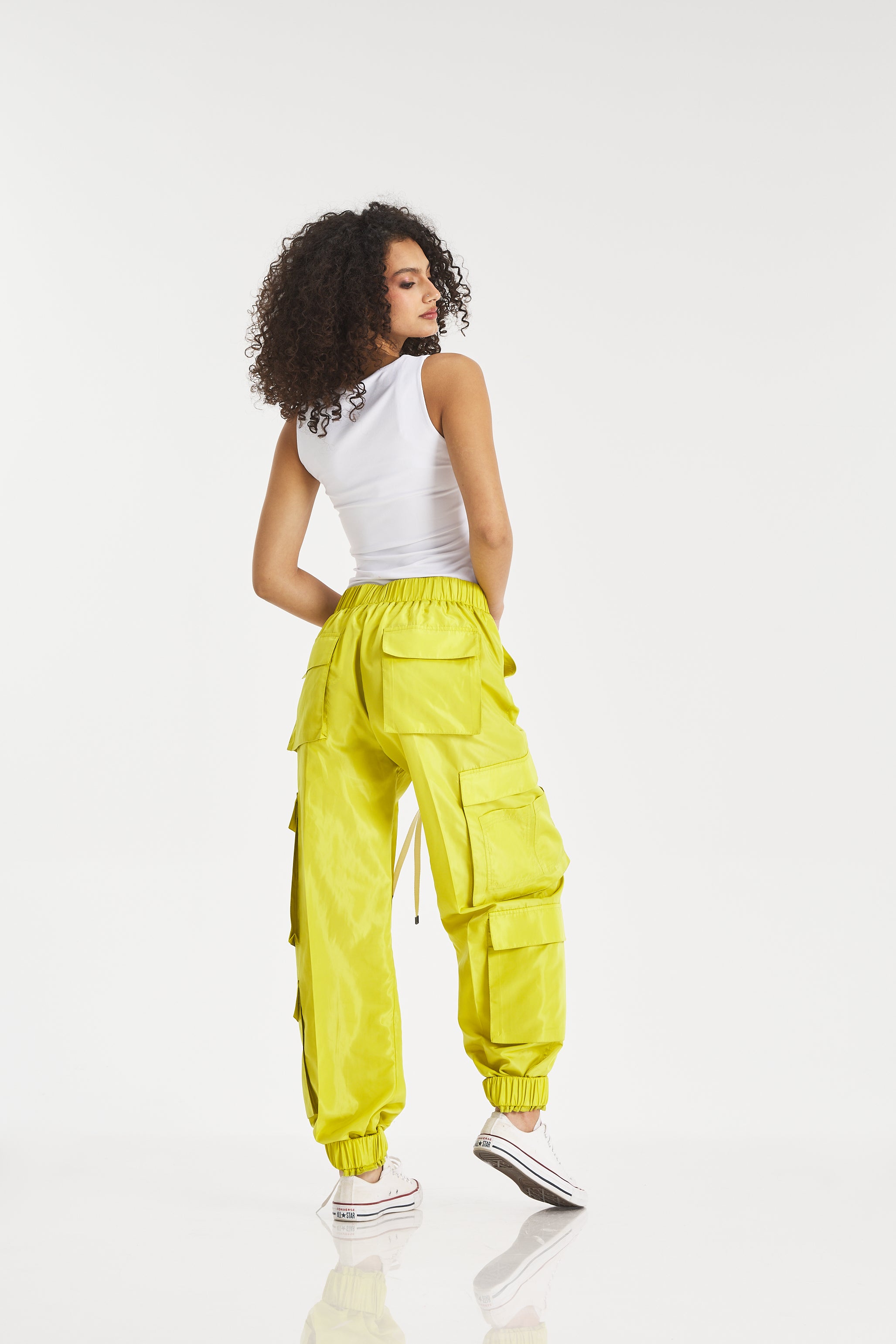 Waterproof Lime Cargo Pants